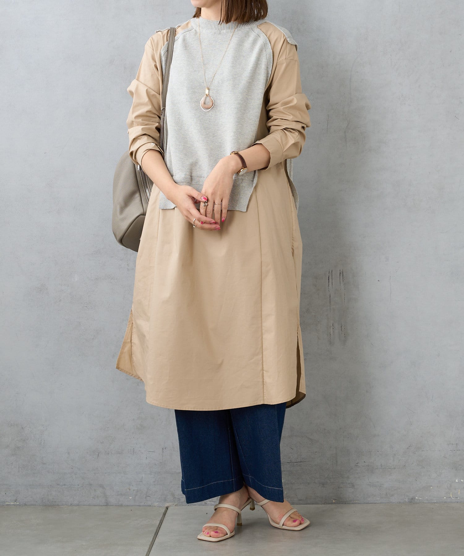 個性派ドッキング 布帛切替シャツワンピース Pal Collection パルコレクション レディース Pal Closet パルクローゼット パルグループ公式ファッション通販サイト 個性派ドッキング 布帛切替シャツワンピース Pal Collection パルコレクション レディース Pal Closet パルクローゼット パルグループ公式ファッション通販サイト