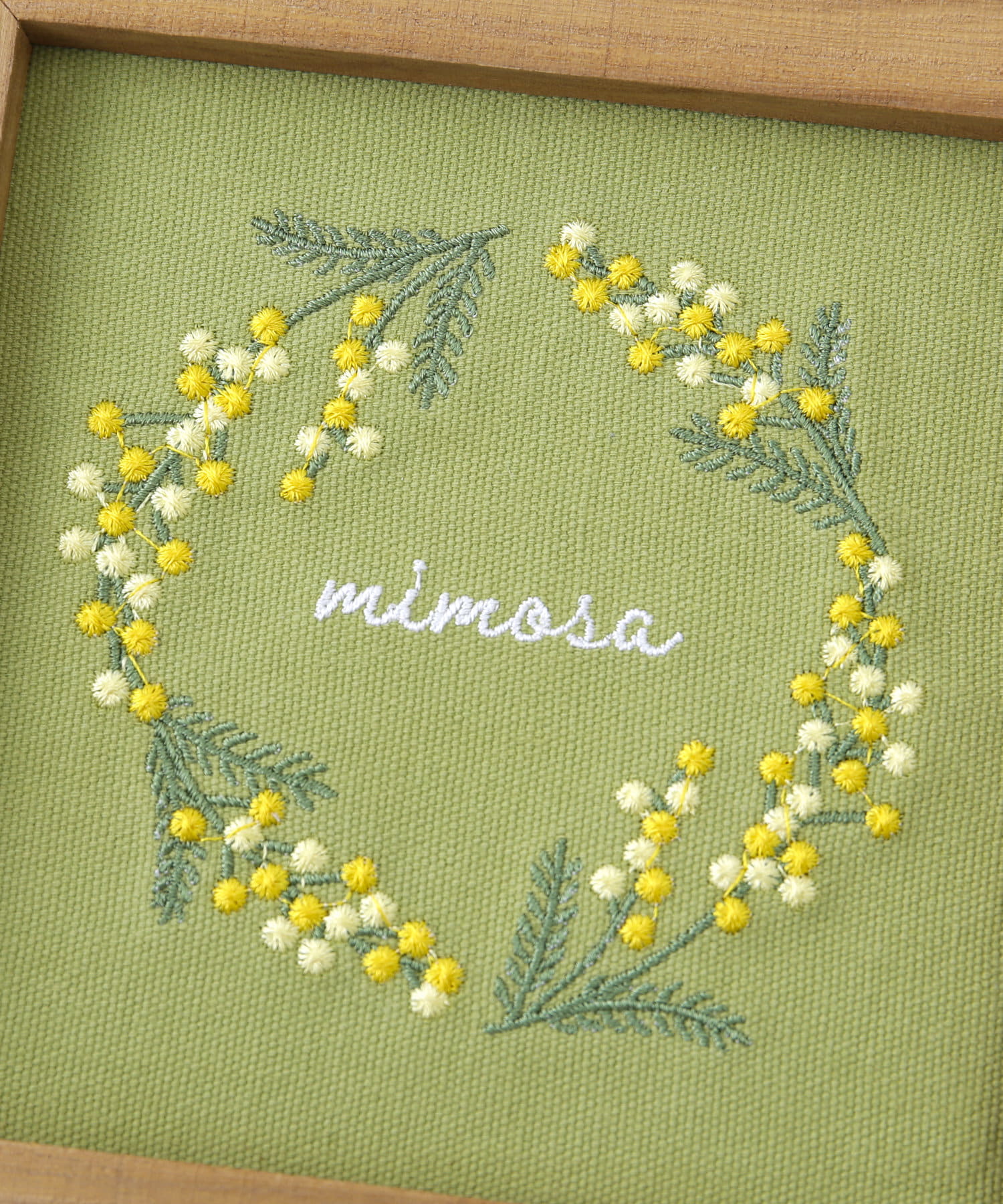 Mimosa Mimosa刺繍パネルリース リース Salut サリュ ライフスタイル Pal Closet パルクローゼット パルグループ公式ファッション通販サイト