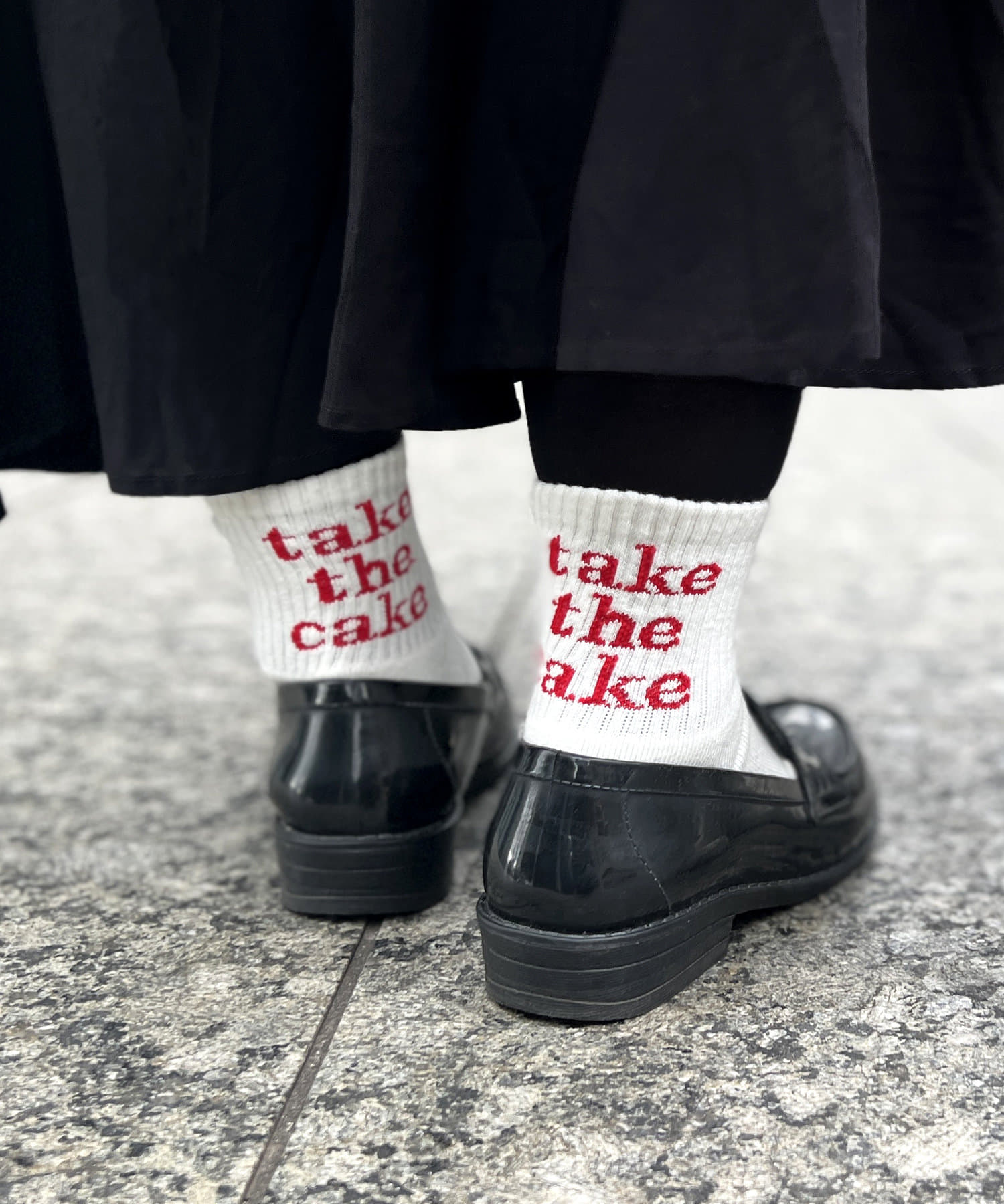 バックロゴクルーソックス 3coins スリーコインズ レディース Pal Closet パルクローゼット パルグループ公式ファッション通販サイト