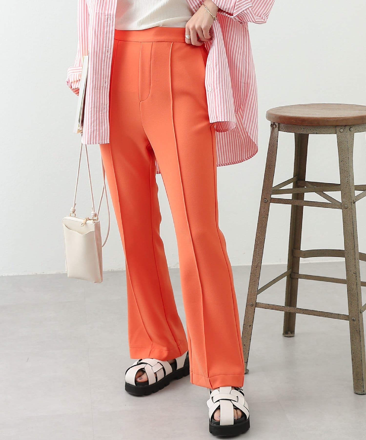 5色展開 ストレッチイージーケアーパンツ フレアパンツ Colony 2139 コロニー トゥーワンスリーナイン レディース Pal Closet パルクローゼット パルグループ公式ファッション通販サイト