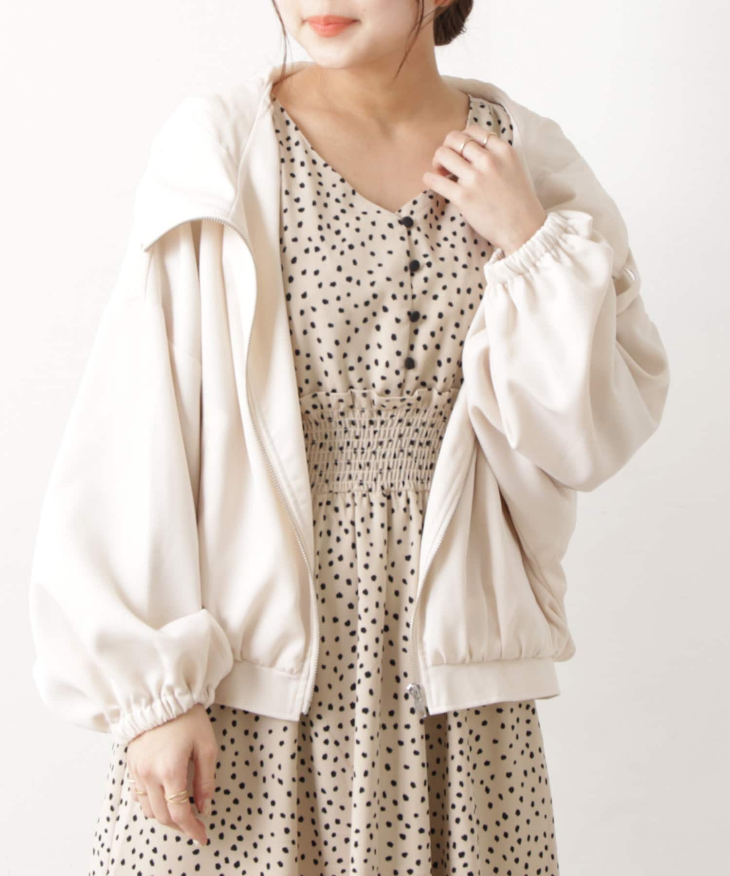 人気カラー再入荷!】フード付ブルゾン | NICE CLAUP OUTLET(ナイ