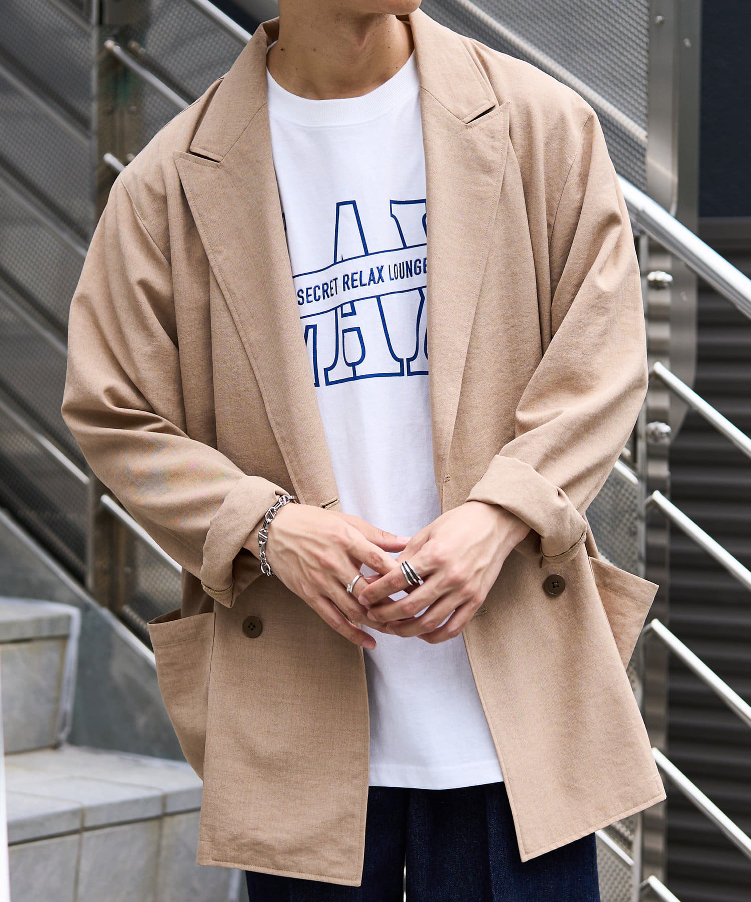 付与 N4 エヌフォー Hc001 コート リネン グレー Www Isole Greche Com