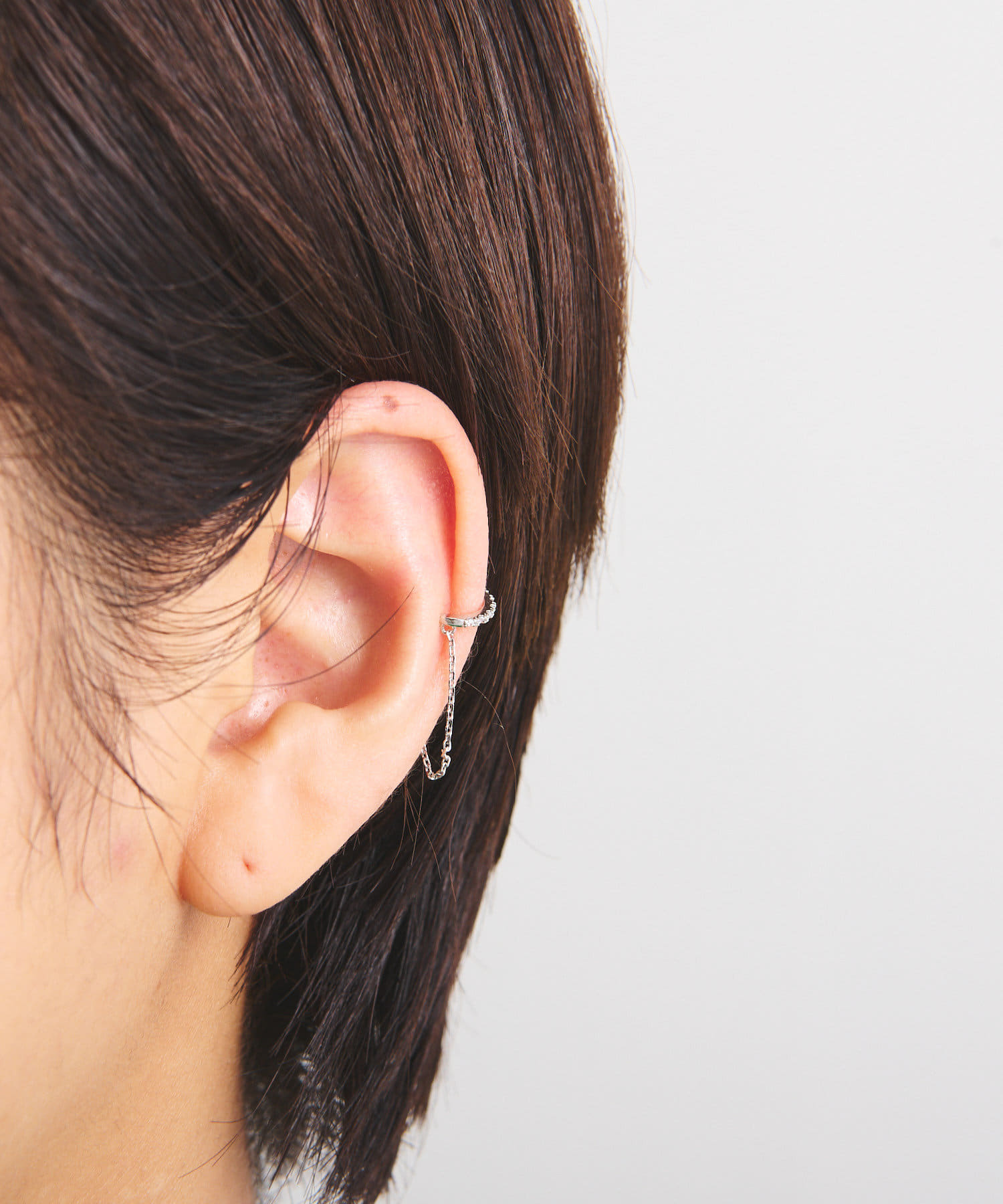 WEB限定】シルバー９２５チェーン付イヤーカフ | ear PAPILLONNER(イア 