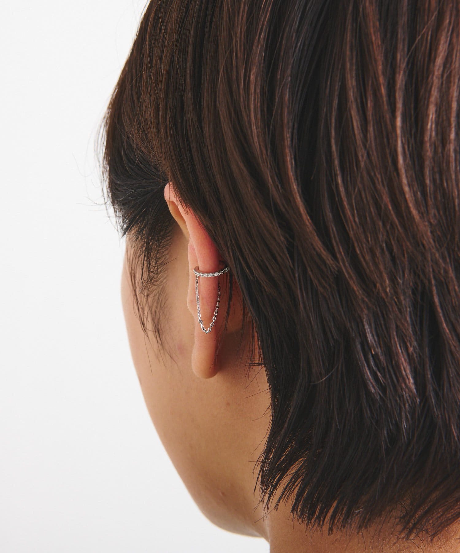 WEB限定】シルバー９２５チェーン付イヤーカフ | ear PAPILLONNER(イア 