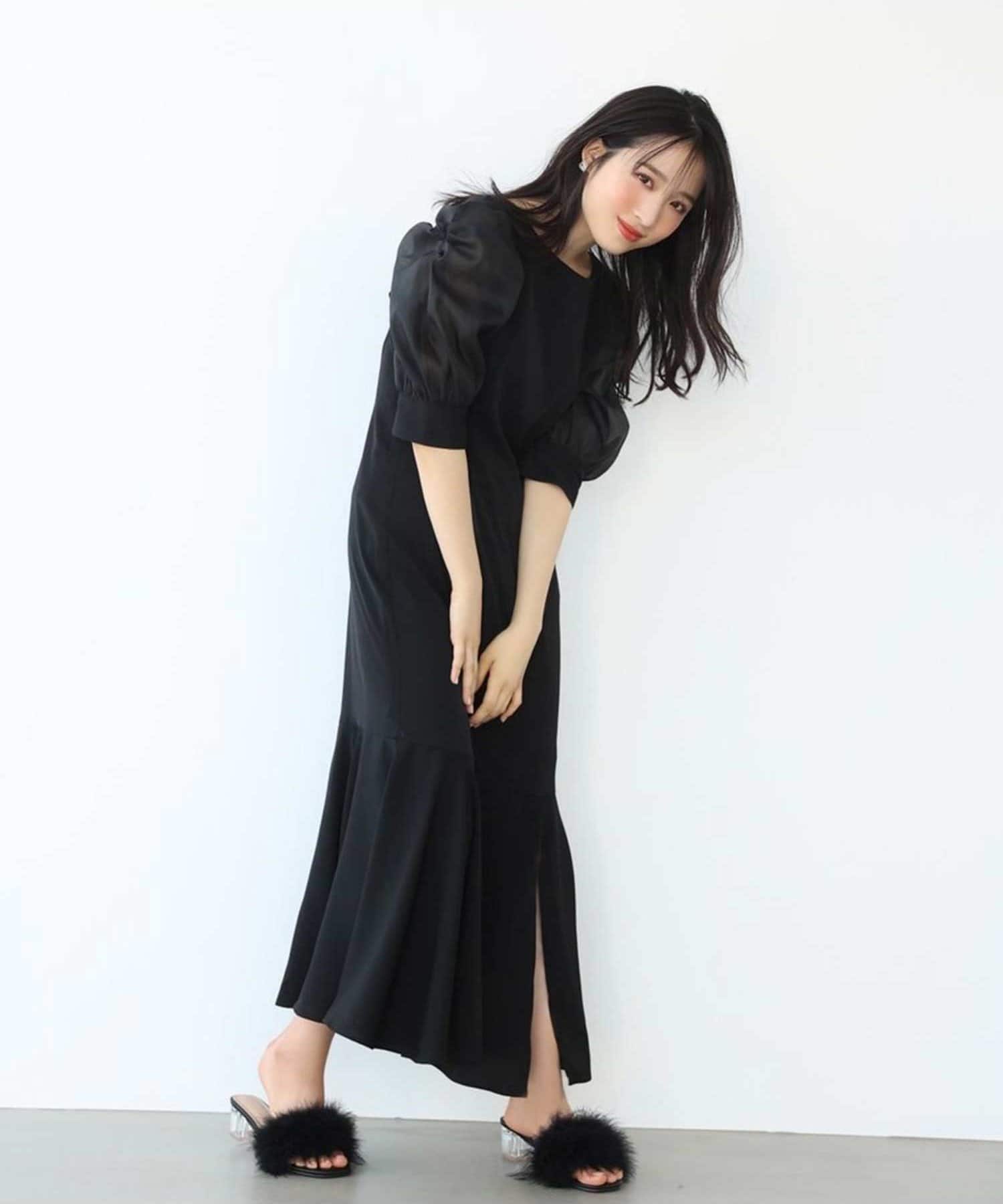 袖コンスリットワンピース One After Another Nice Claup ワンアフターアナザー ナイスクラップ レディース Pal Closet パルクローゼット パルグループ公式ファッション通販サイト