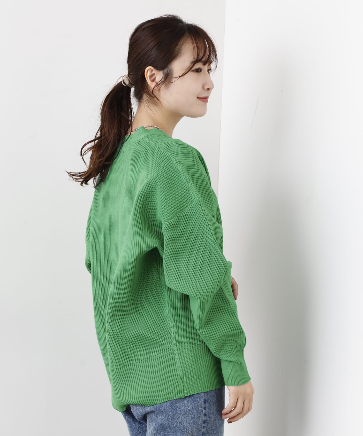 カラーニットカーディガン | NICE CLAUP / OLIVE des OLIVE OUTLET