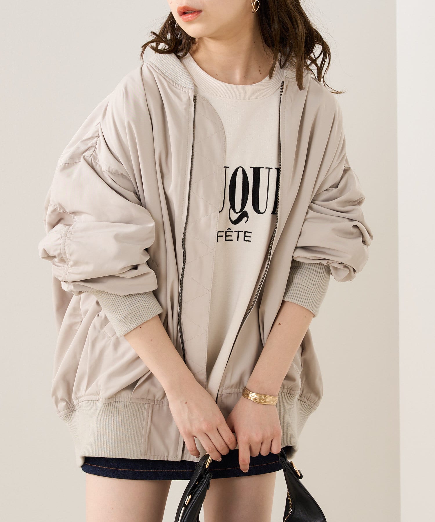 ルーズma 1ジャケット Chico チコ レディース Pal Closet パルクローゼット パルグループ公式ファッション通販サイト