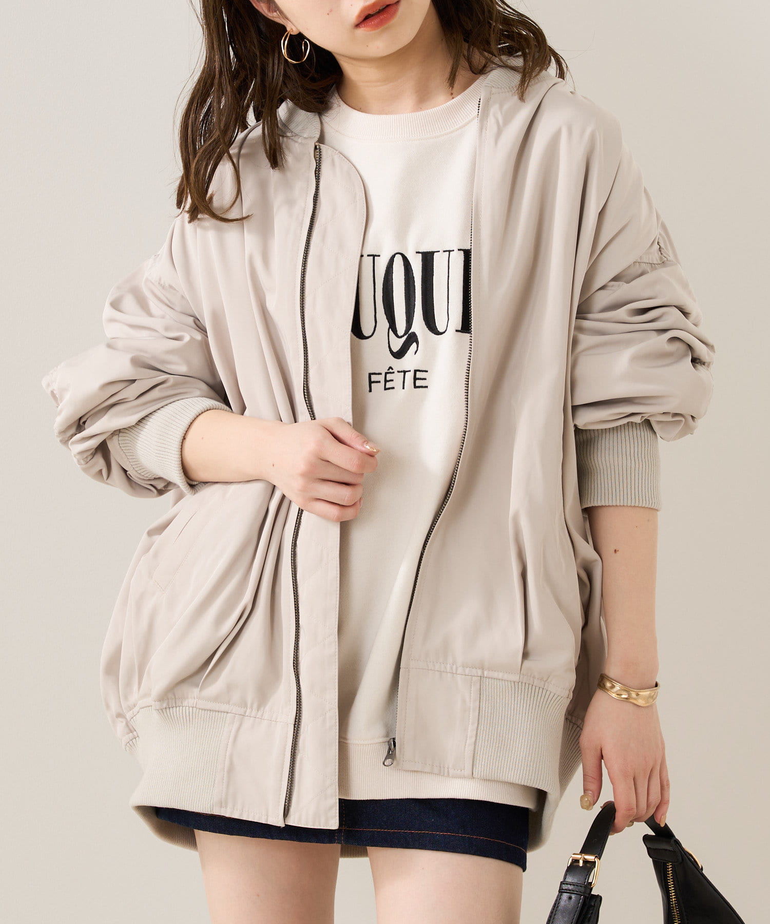 ルーズma 1ジャケット Chico チコ レディース Pal Closet パルクローゼット パルグループ公式ファッション通販サイト