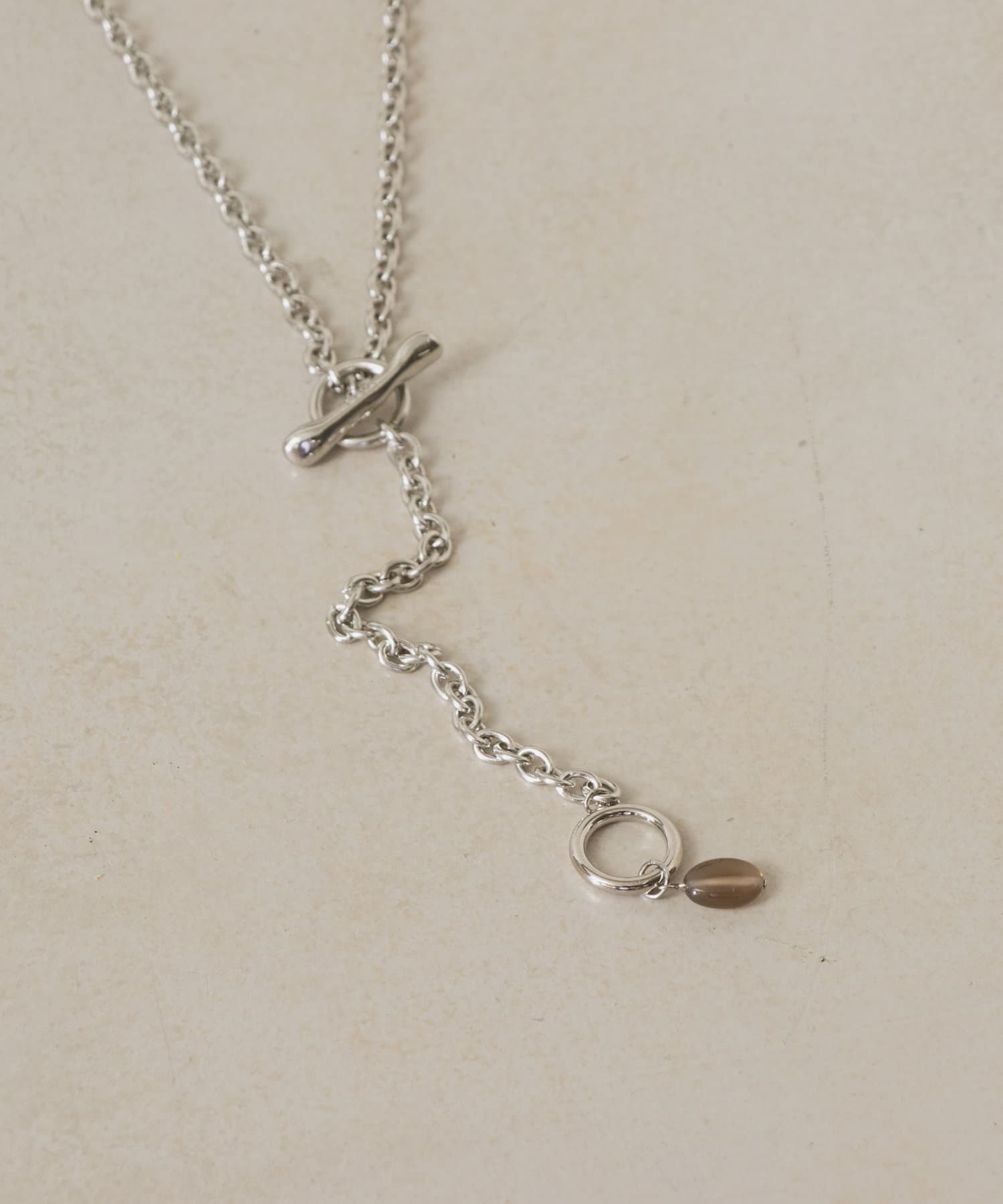Kastane(カスタネ) ライフスタイル 【fiw.】Birth stone 2way necklace グレー
