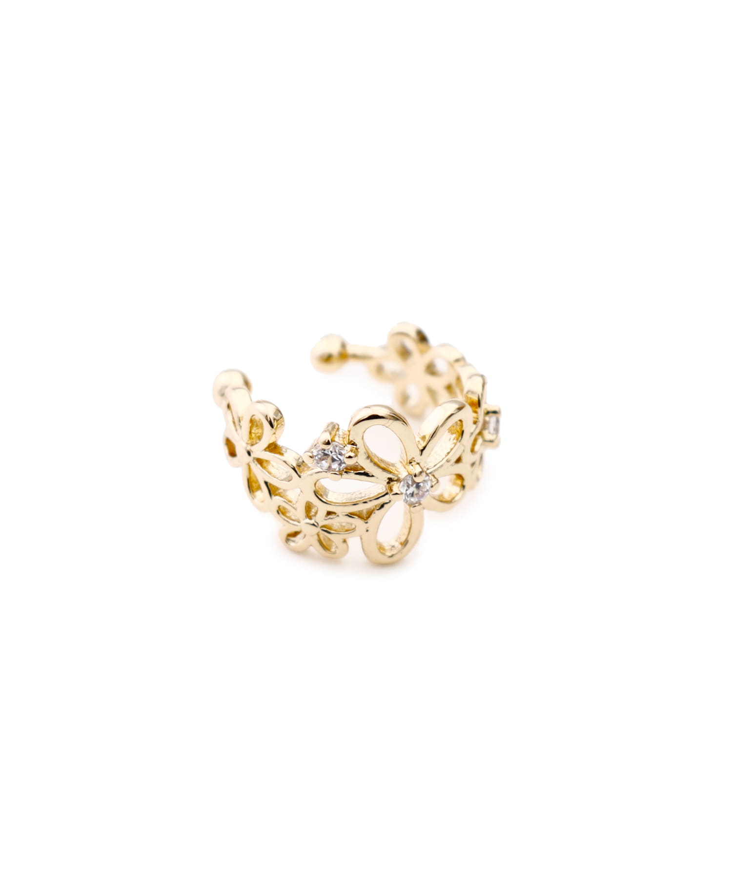 フラワースカシイヤカフ２個セット | 3COINS(スリーコインズ)レディース | PAL CLOSET(パルクローゼット) -  パルグループ公式ファッション通販サイト