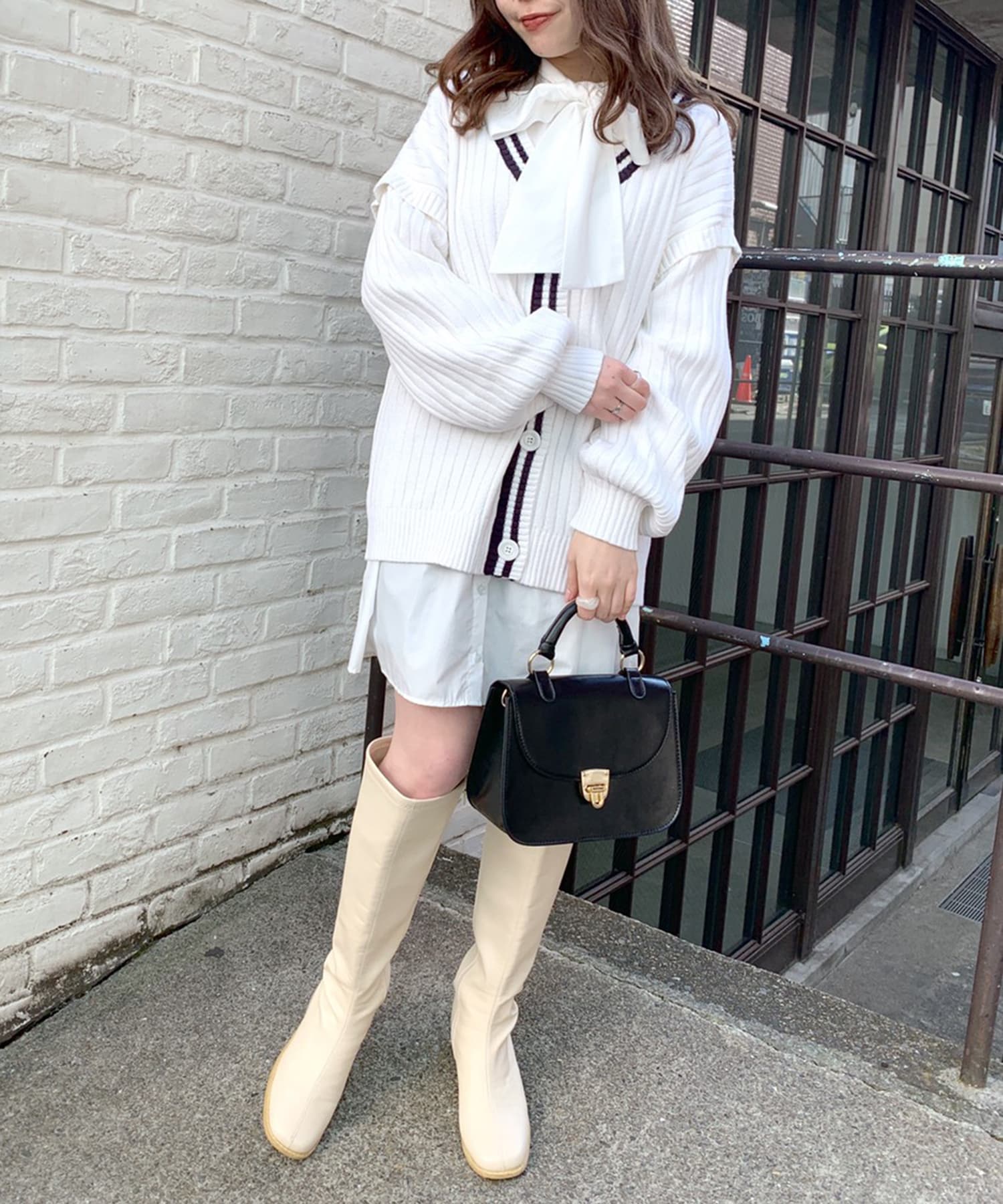 着まわしボウタイチュニックワンピース | OLIVE des OLIVE(オリーブ デ ...