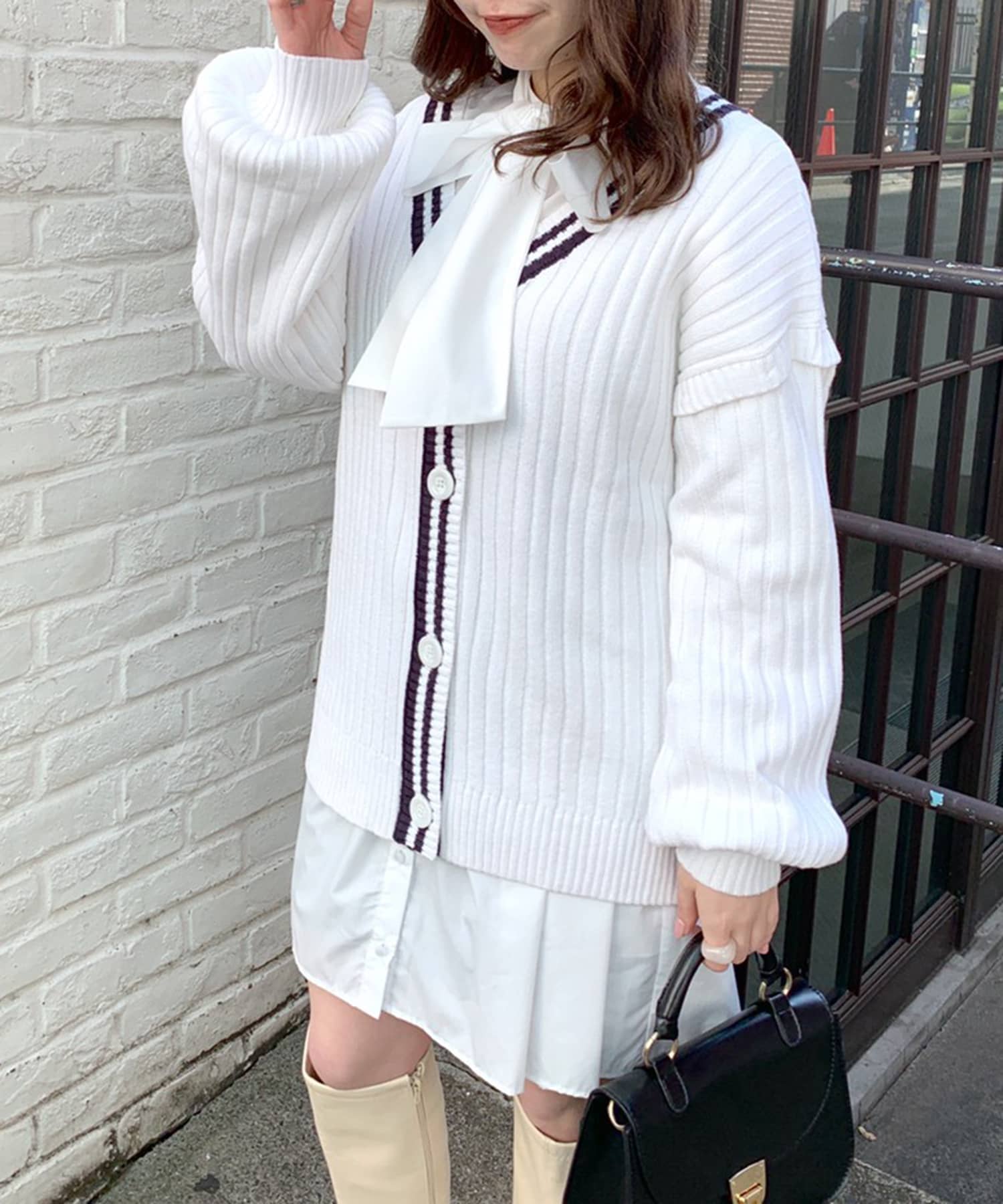 着まわしボウタイチュニックワンピース | OLIVE des OLIVE(オリーブ デ ...