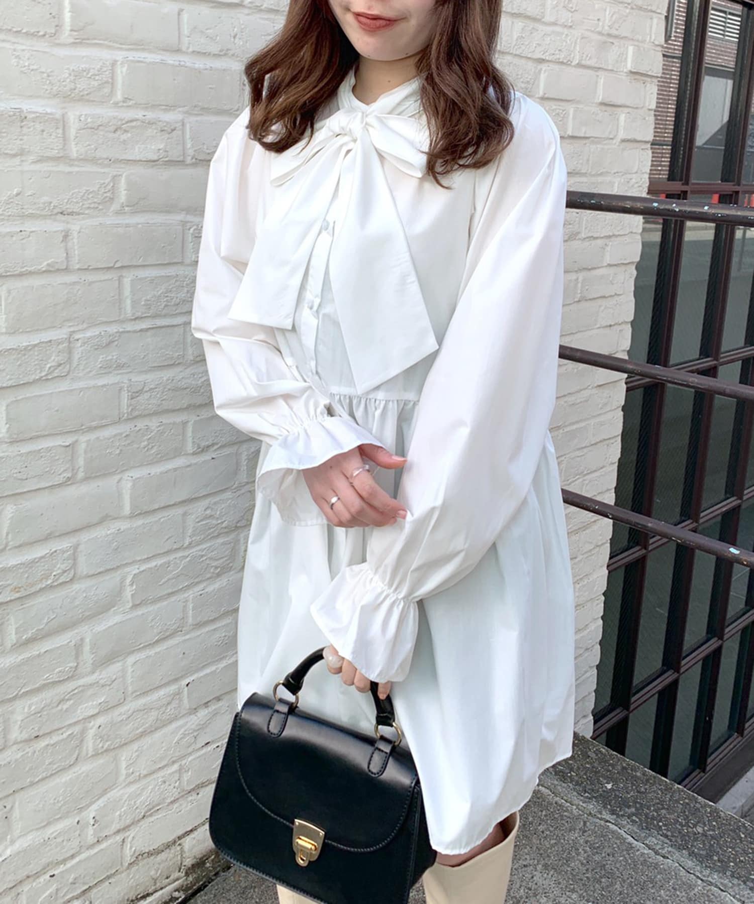 着まわしボウタイチュニックワンピース | OLIVE des OLIVE(オリーブ デ ...