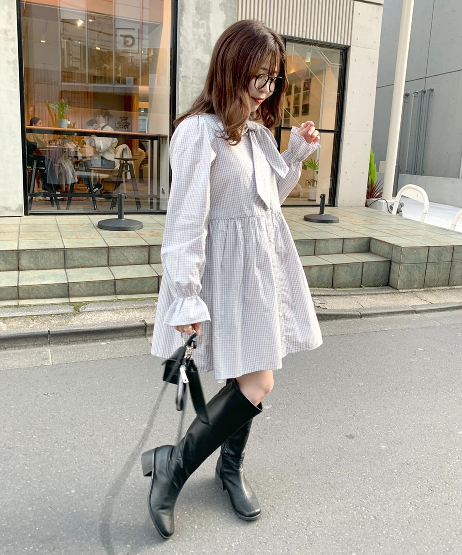 着まわしボウタイチュニックワンピース | OLIVE des OLIVE(オリーブ デ ...