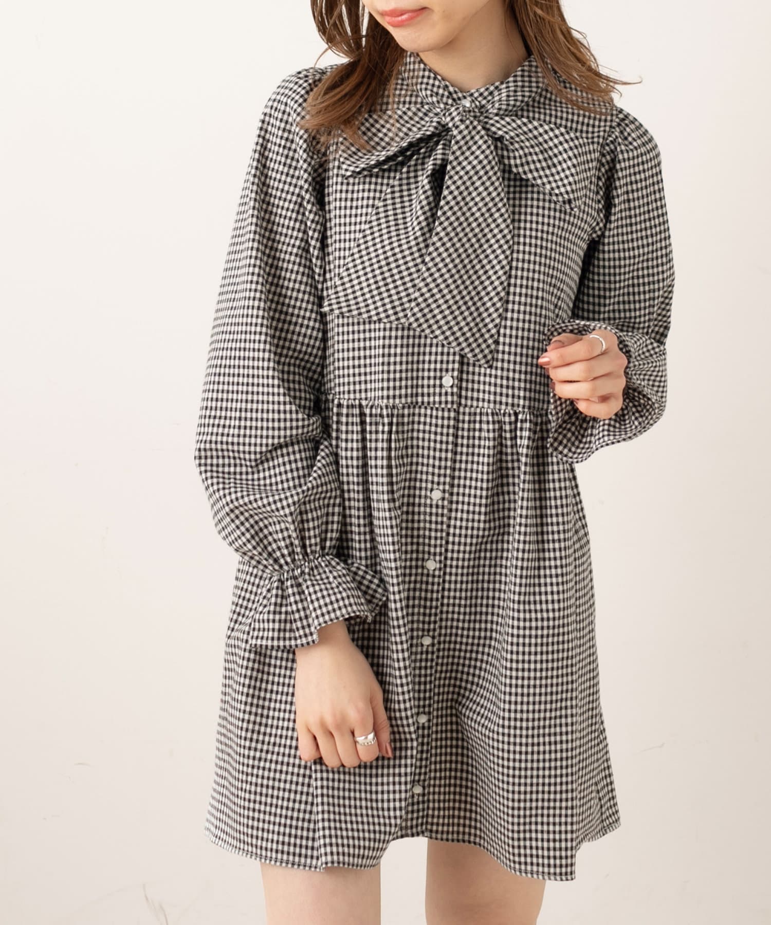 着まわしボウタイチュニックワンピース | OLIVE des OLIVE(オリーブ デ ...