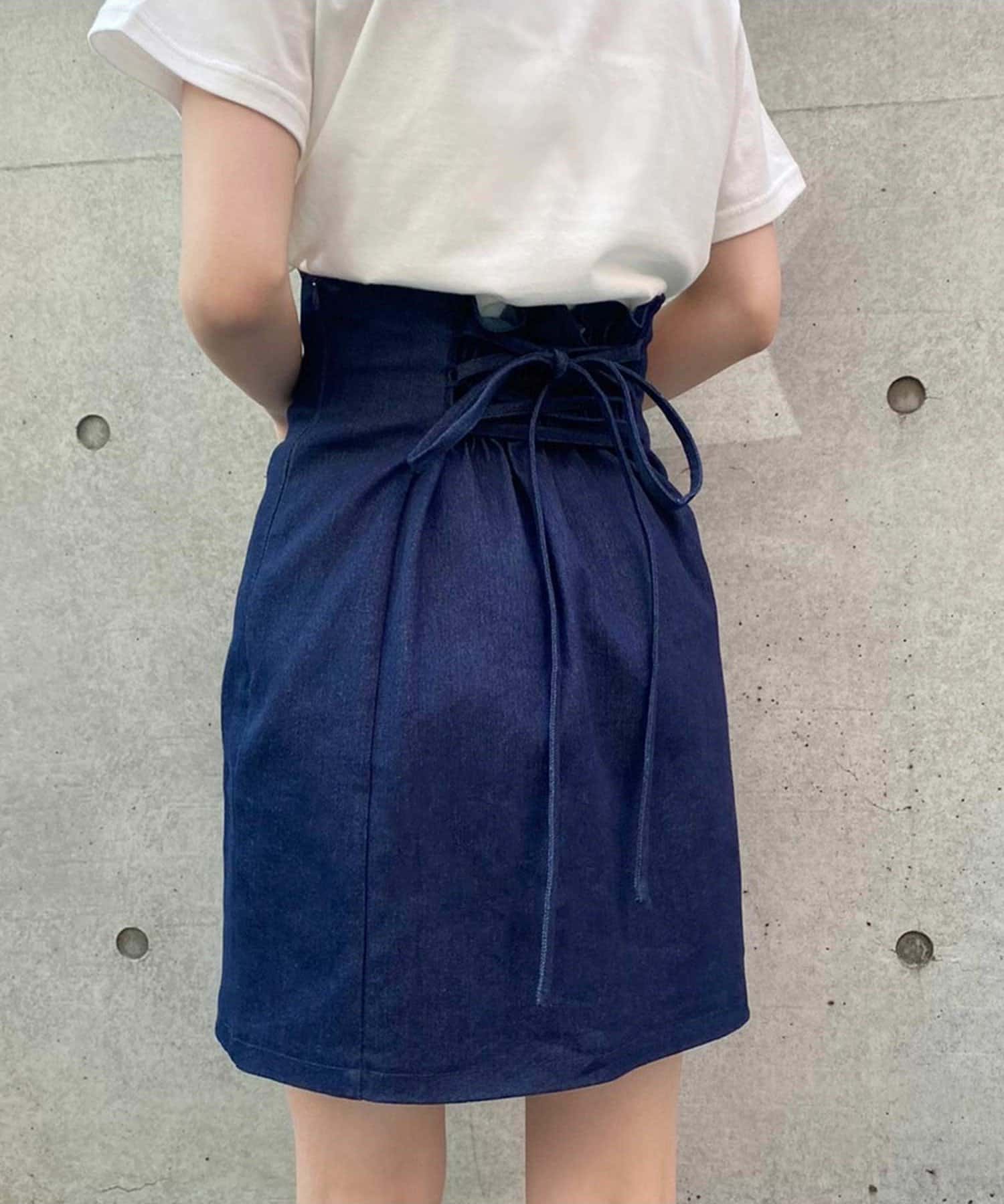 バックレースアップミニスカート One After Another Nice Claup ワンアフターアナザー ナイスクラップ レディース Pal Closet パルクローゼット パルグループ公式ファッション通販サイト