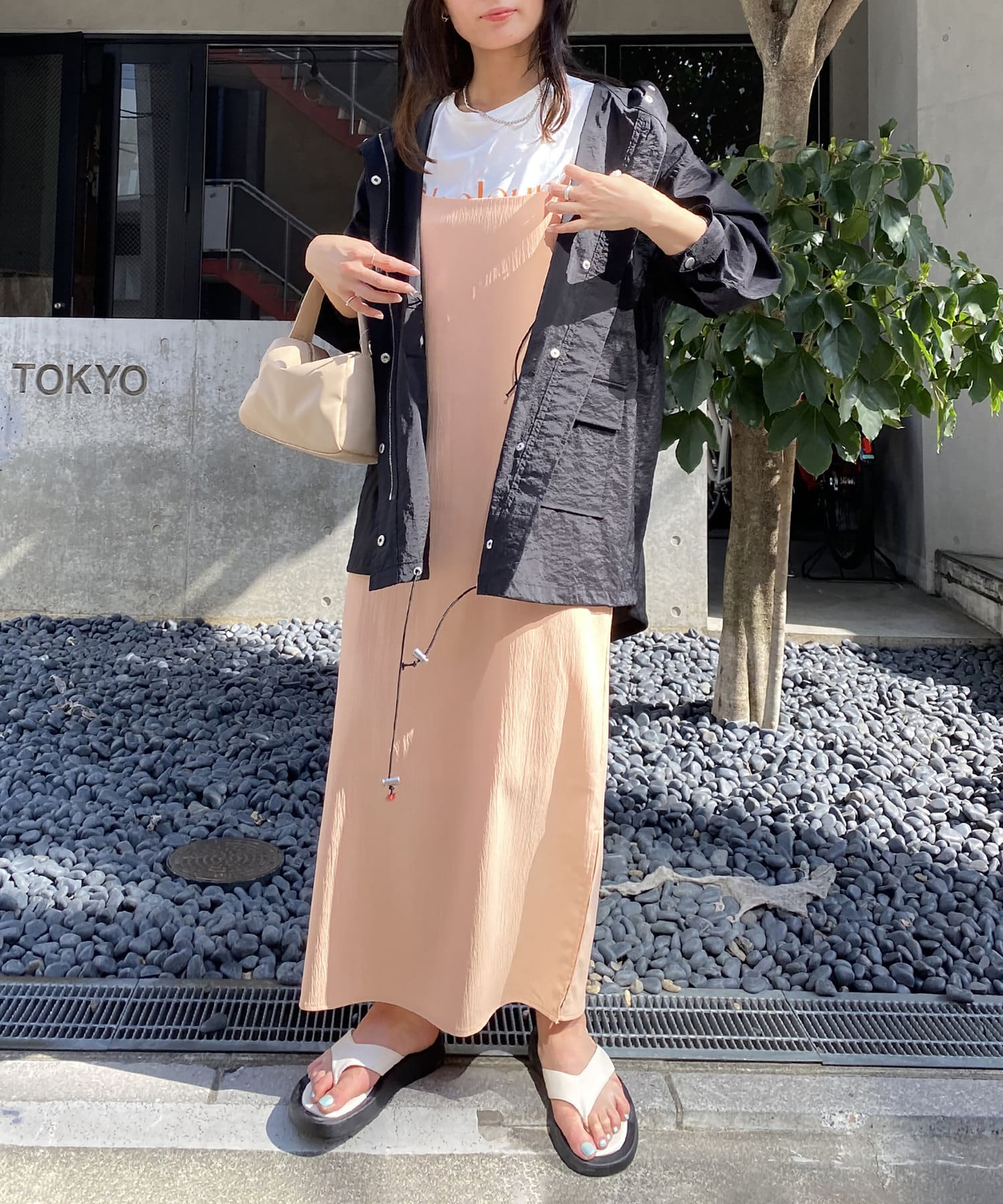 natural couture(ナチュラルクチュール) トレンド顔◎春めきアウター　ほんわりシアーマンパ