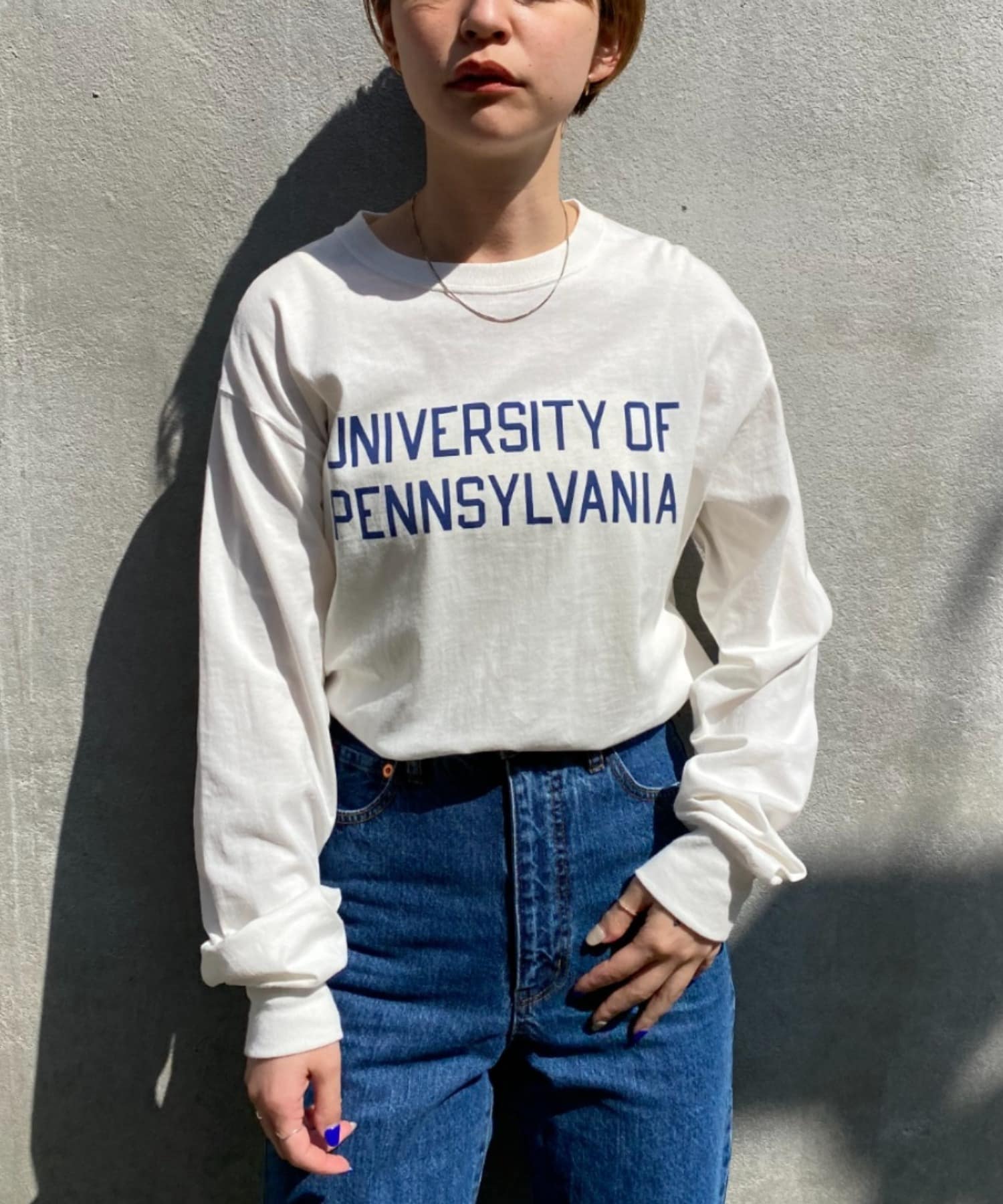 Universityロングスリーブtシャツ Ciaopanic チャオパニック レディース Pal Closet パルクローゼット パルグループ公式ファッション通販サイト