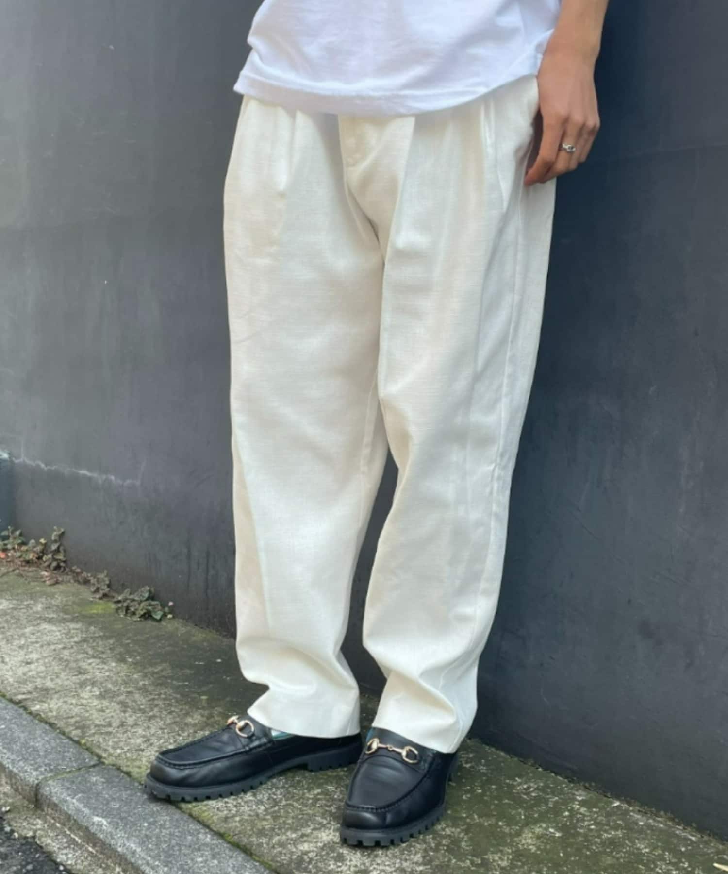 去年大人気だった快適パンツ!綿麻プリペラタックスラックス 去年大人気だった快適パンツ!綿麻プリペラタックスラックス
