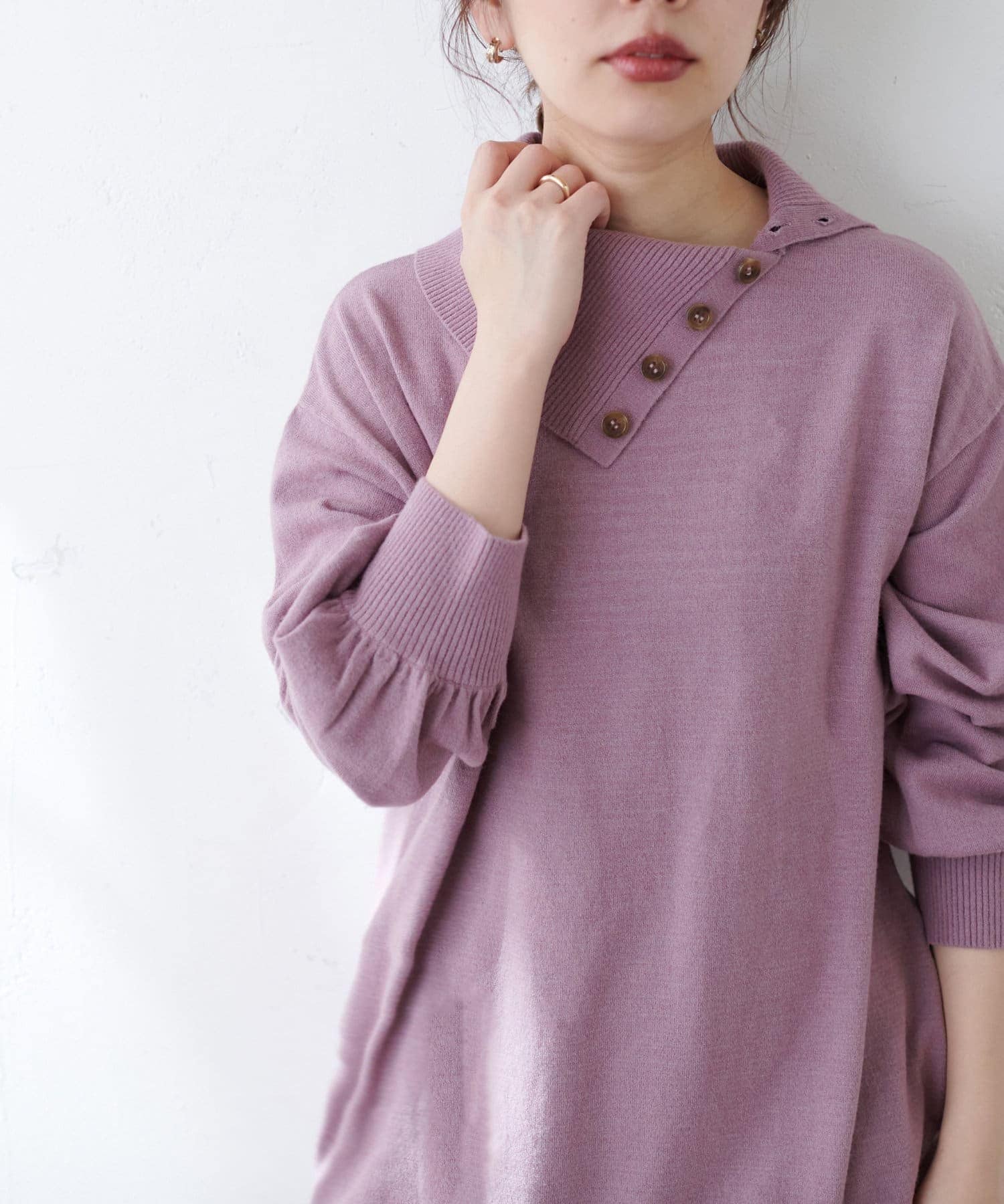 NICE CLAUP / OLIVE des OLIVE OUTLET(ナイスクラップ  / オリーブ デ オリーブ アウトレット) ＭＡＹＵＫＯさんコラボお上品ニットワンピース