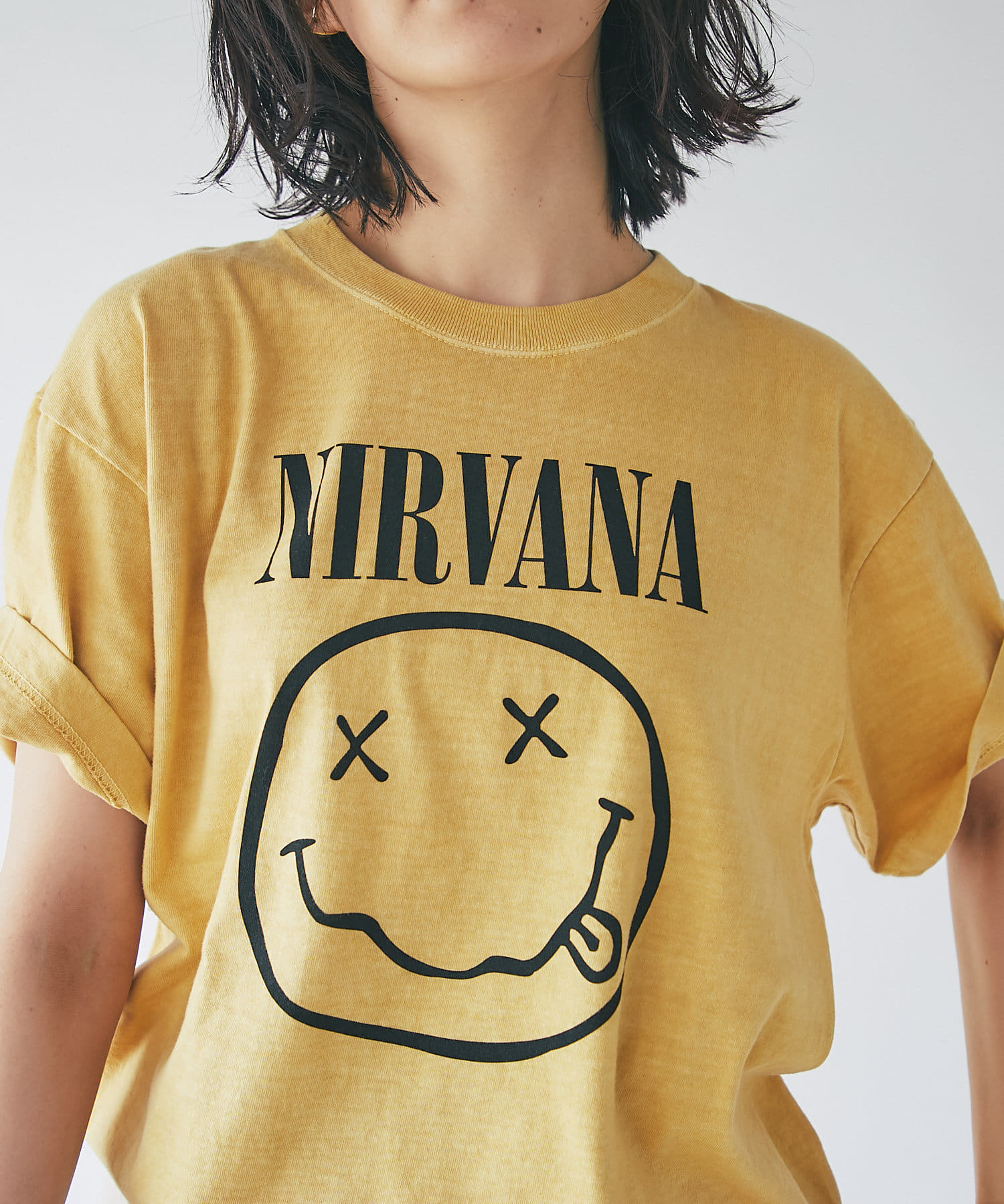 GOOD ROCK SPEED】NIRVANA SMILY Tシャツ | RIVE DROITE(リヴドロワ 