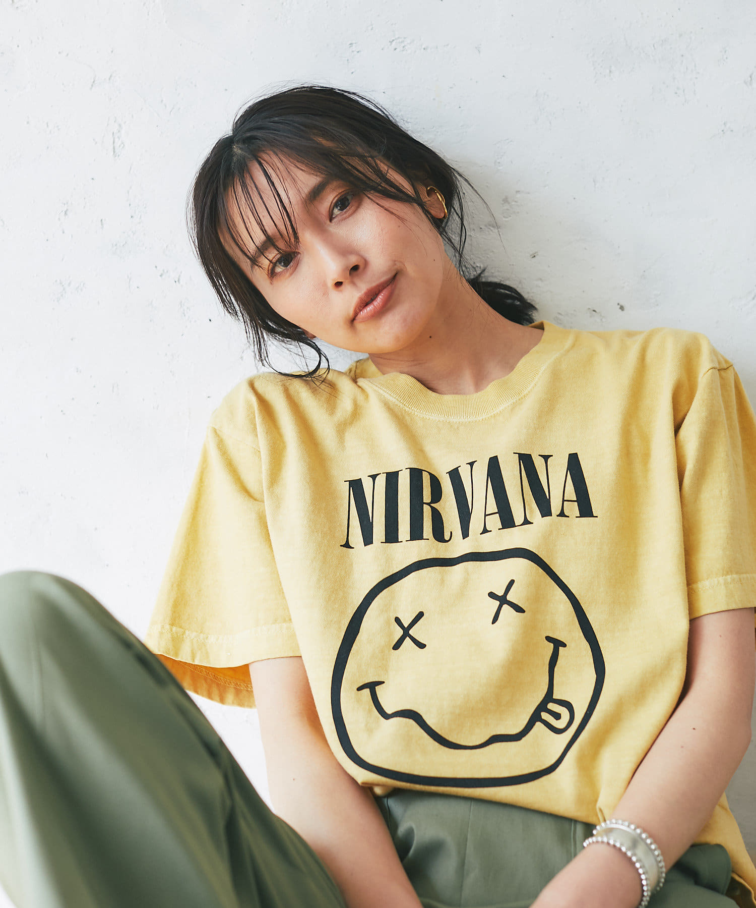 GOOD ROCK SPEED】NIRVANA SMILY Tシャツ | RIVE DROITE GOOD ROCK SPEED】NIRVANA SMILY Tシャツ | RIVE DROITE