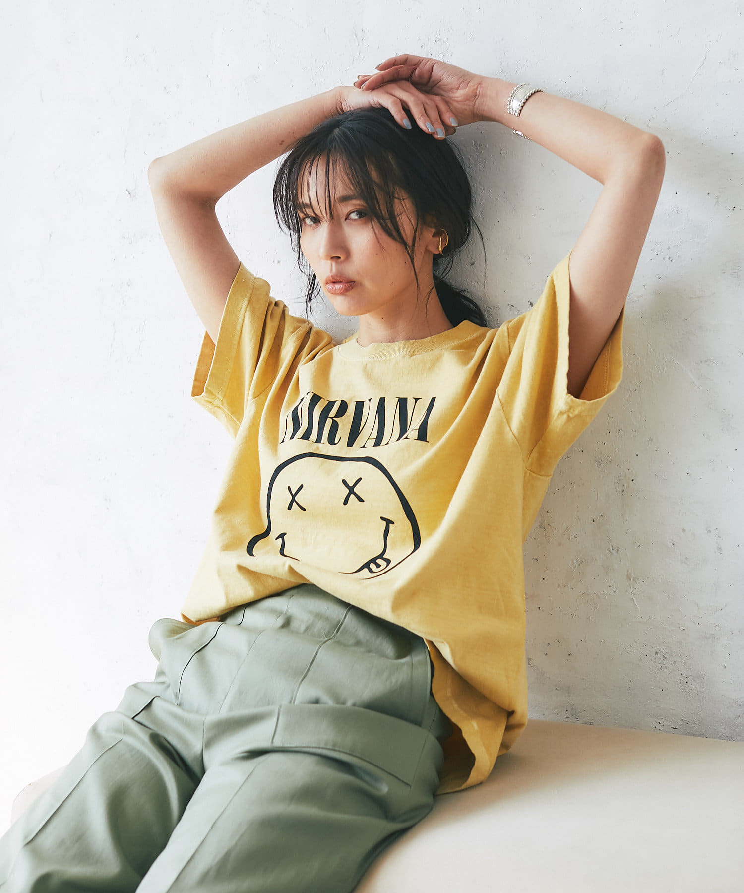 GOOD ROCK SPEED】NIRVANA SMILY Tシャツ | RIVE DROITE