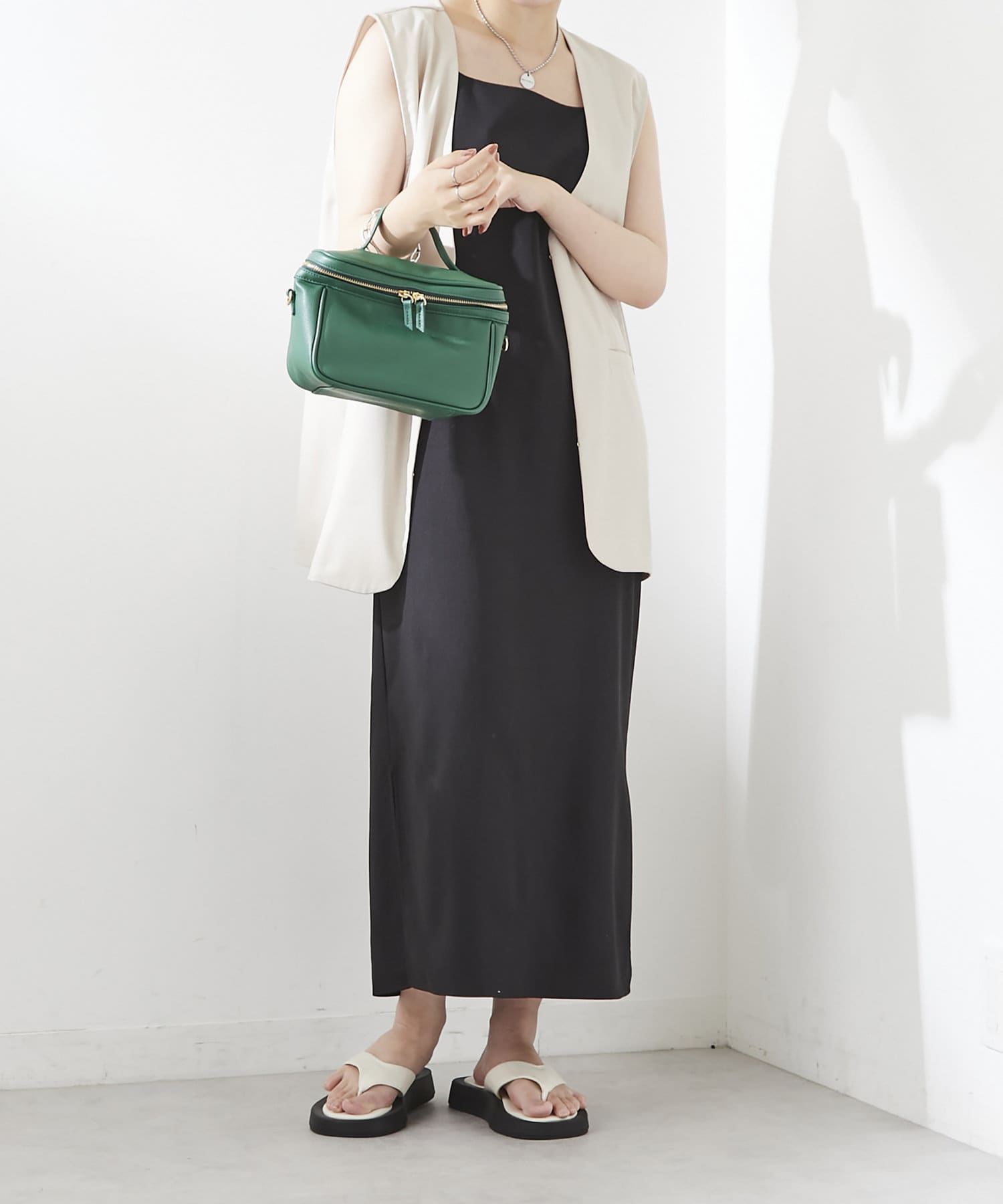 natural couture(ナチュラルクチュール) シンプルに着飾る　ちょっと大人なマニッシュベスト