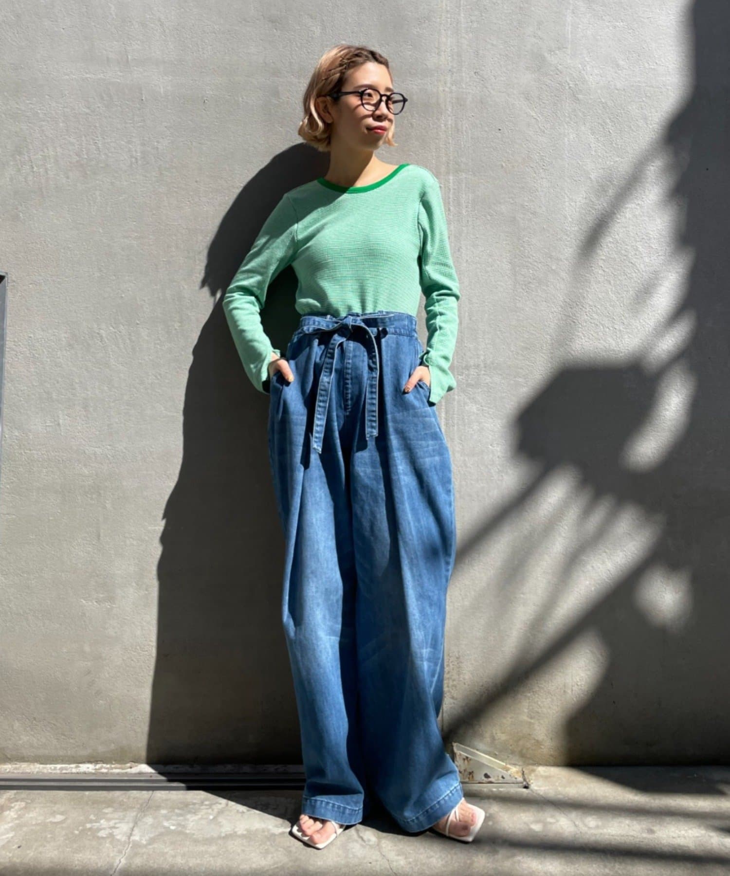 デニムタックワイドパンツ Ciaopanic チャオパニック レディース Pal Closet パルクローゼット パルグループ公式ファッション通販サイト