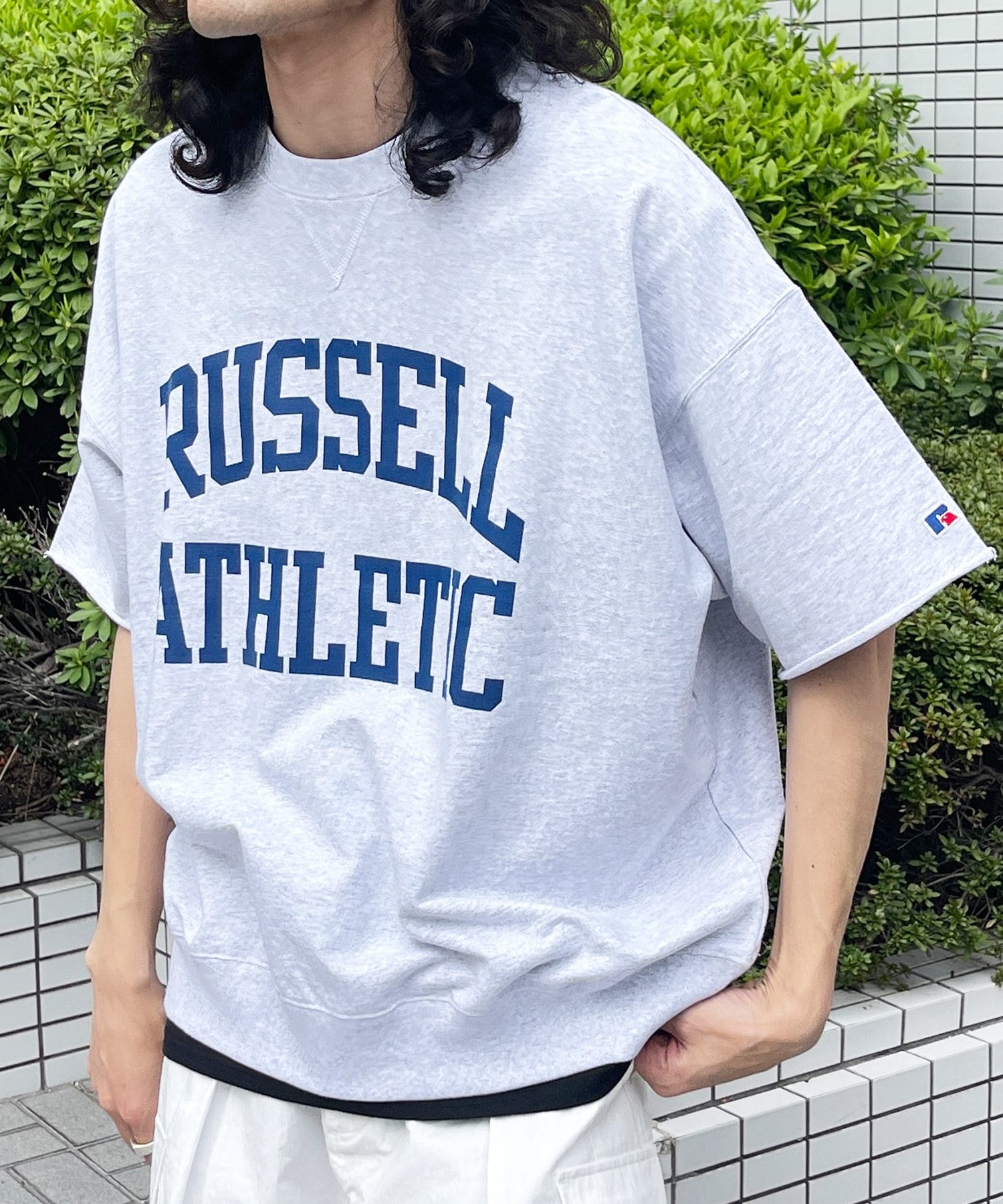 Russell Athletic】カレッジ2段ロゴ半袖スウェットT | CPCM(シーピー