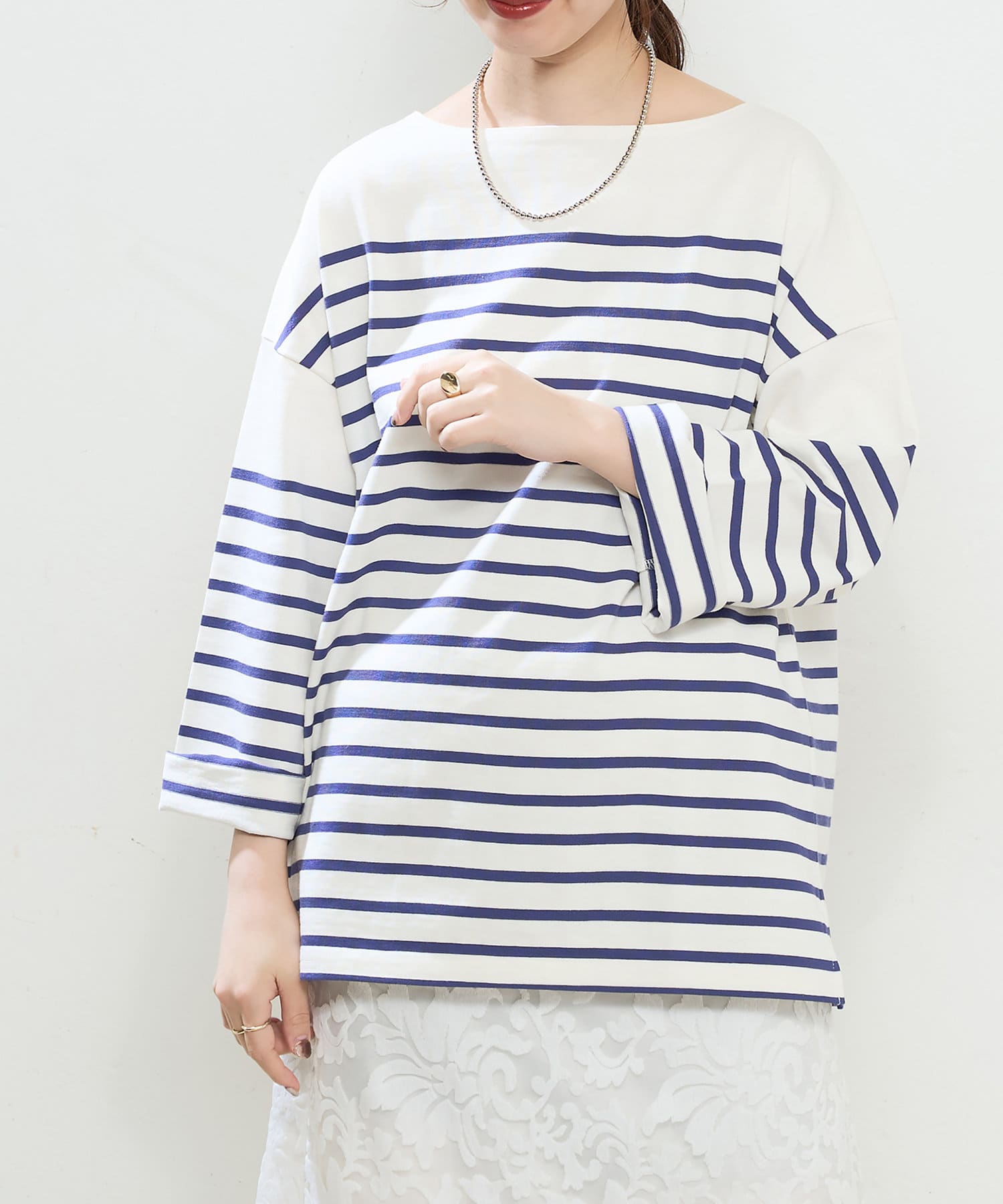 ちょいゆるナバルボーダーT | NICE CLAUP / OLIVE des OLIVE OUTLET 