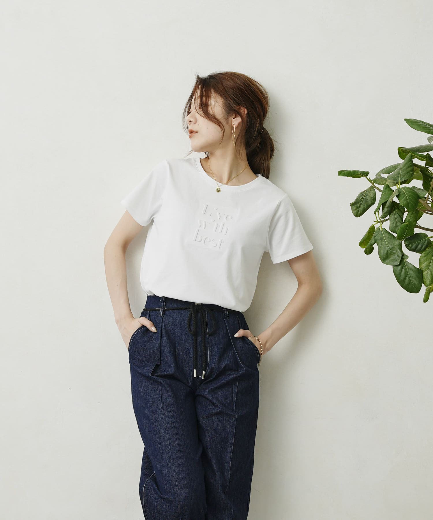 エンボスロゴTシャツ | Chez toi(シェトワ)レディース | PAL