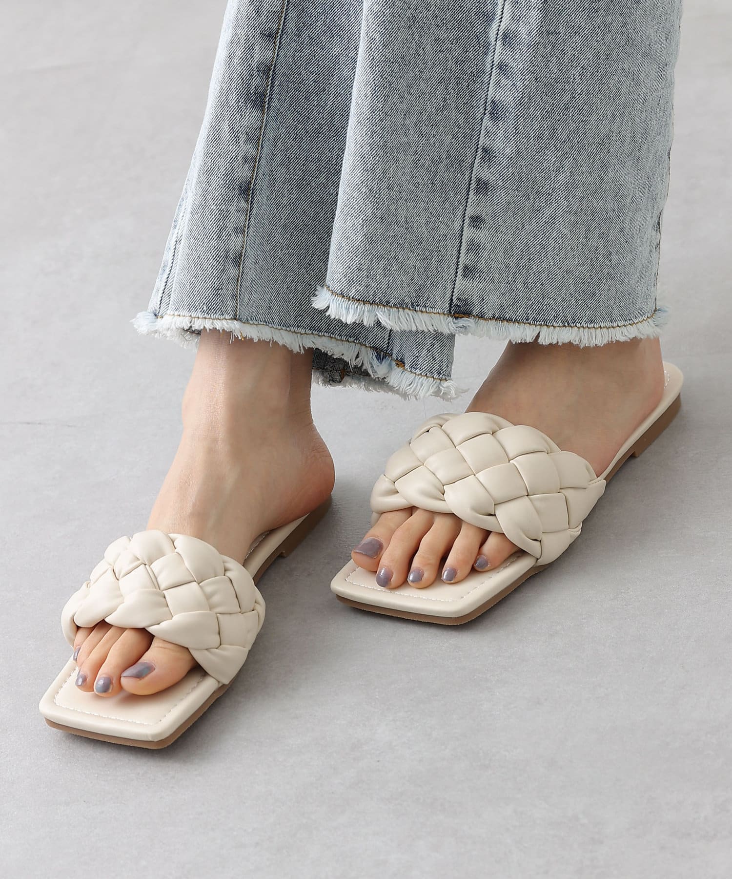 NEW】編み込みフラットサンダル - COLONY 2139(コロニートゥーワン