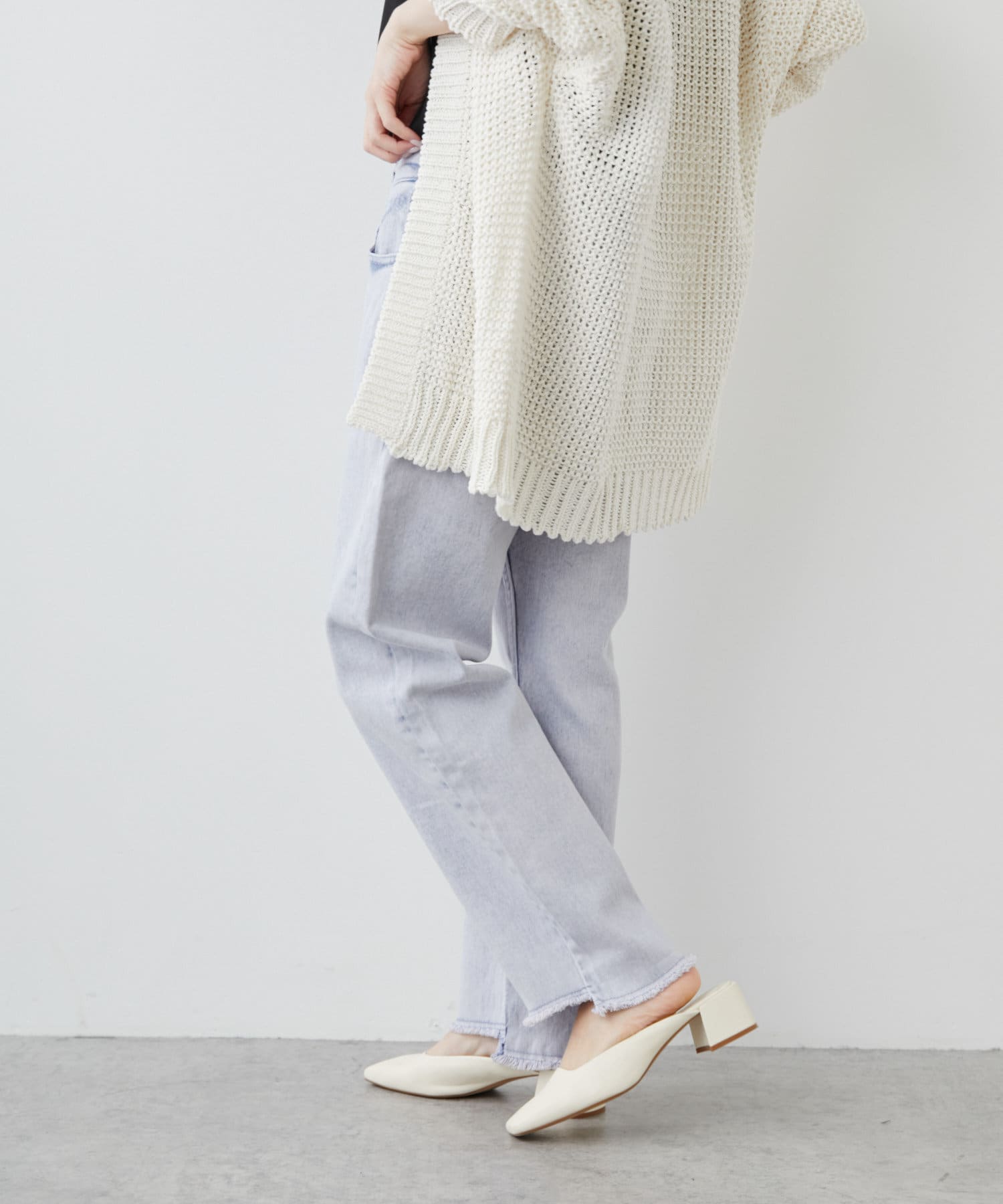 春ケミカルストレッチデニムパンツ | PUAL CE CIN 春ケミカルストレッチデニムパンツ | PUAL CE CIN