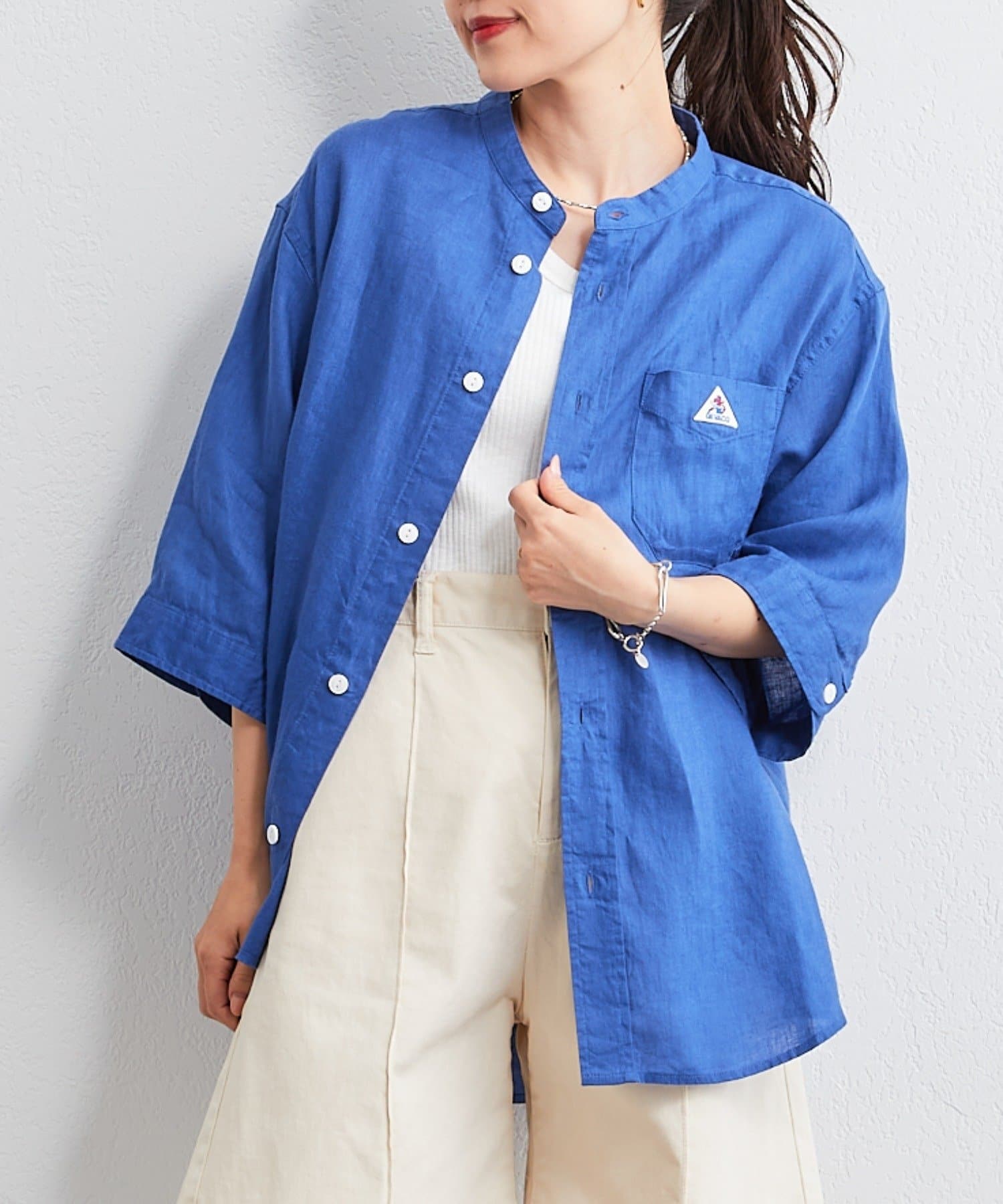 Gevaco ゲバコ リネン半袖シャツ Ciaopanic Typy チャオパニックティピー レディース Pal Closet パルクローゼット パルグループ公式ファッション通販サイト