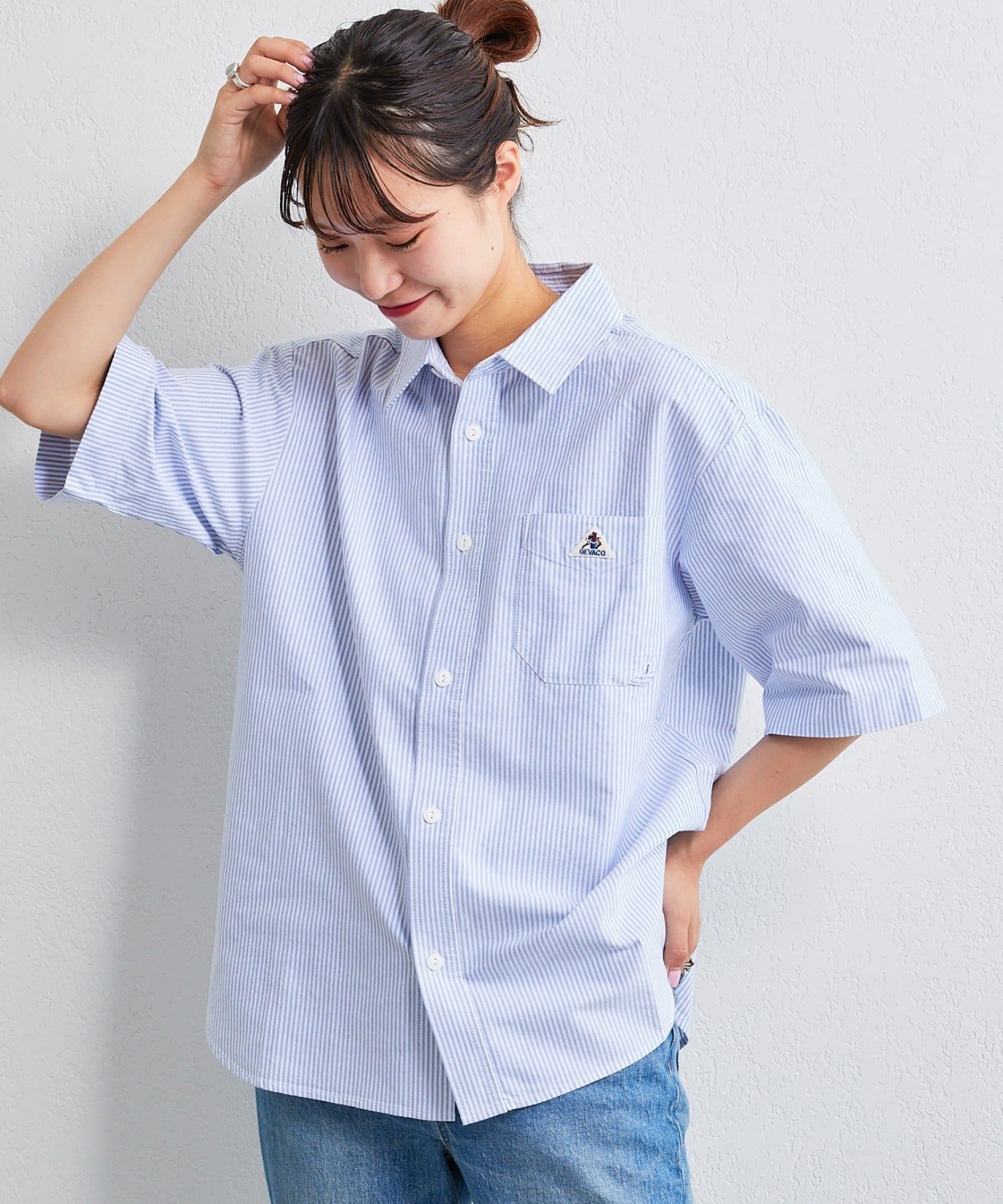 Gevaco ゲバコ オックス半袖シャツ Ciaopanic Typy チャオパニックティピー レディース Pal Closet パルクローゼット パルグループ公式ファッション通販サイト