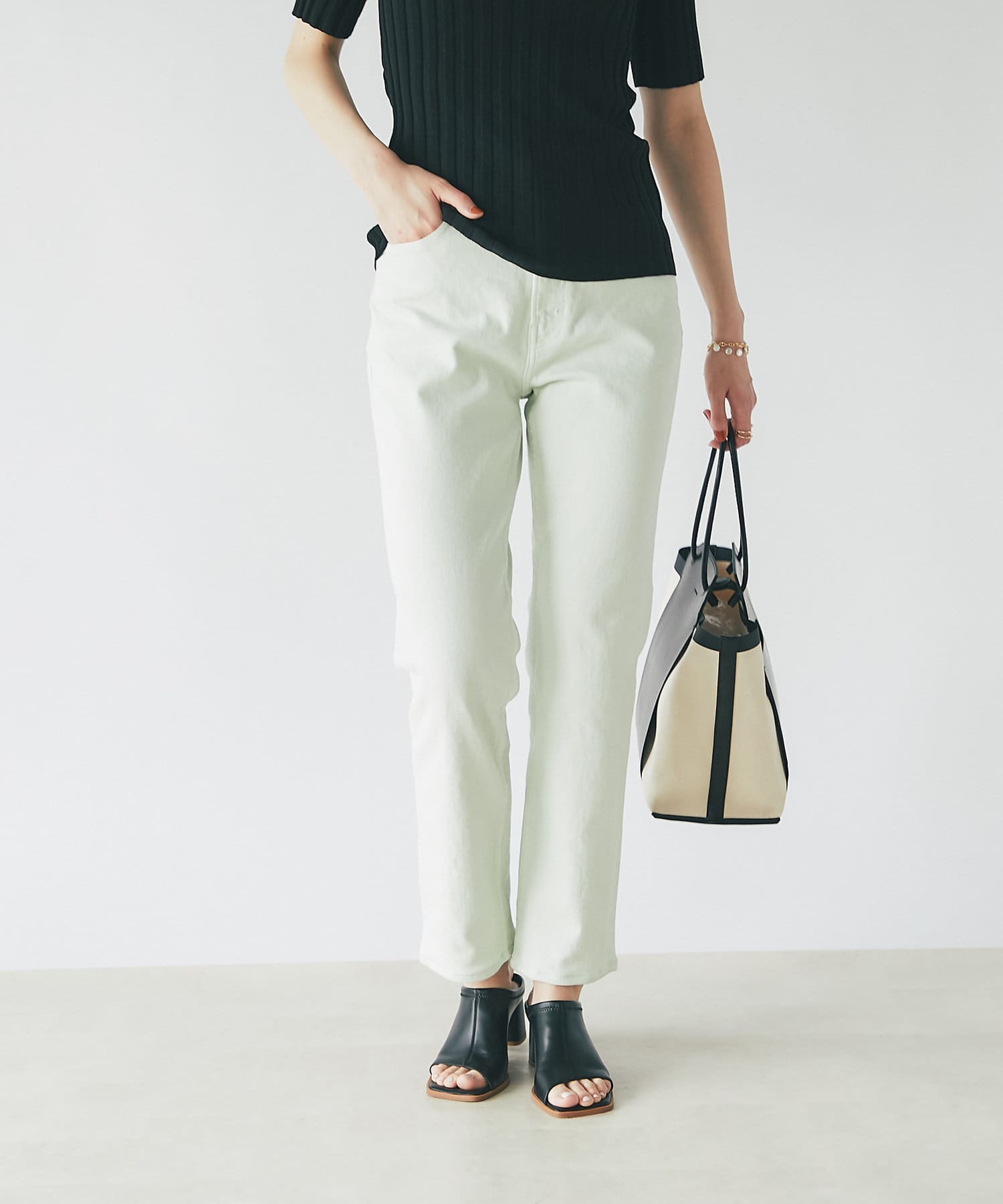 un dix cors(アンディコール) 【Moname(モナーム)】MILLAストレートデニム