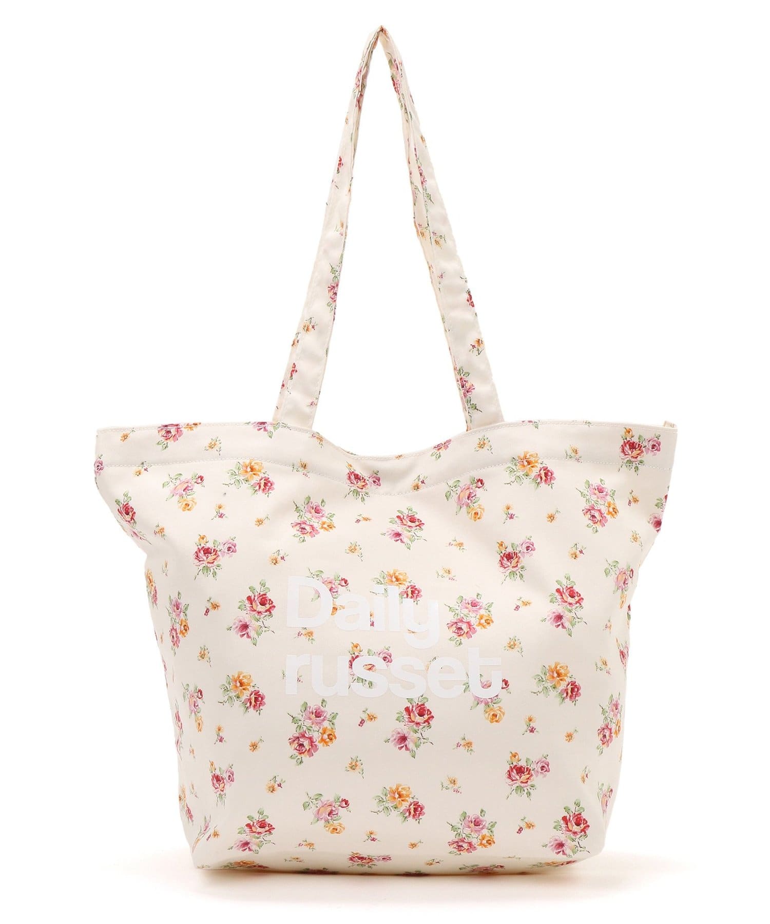 数量限定 花柄ロゴトートバッグ L Daily Russet デイリー ラシット レディース Pal Closet パルクローゼット パルグループ公式ファッション通販サイト