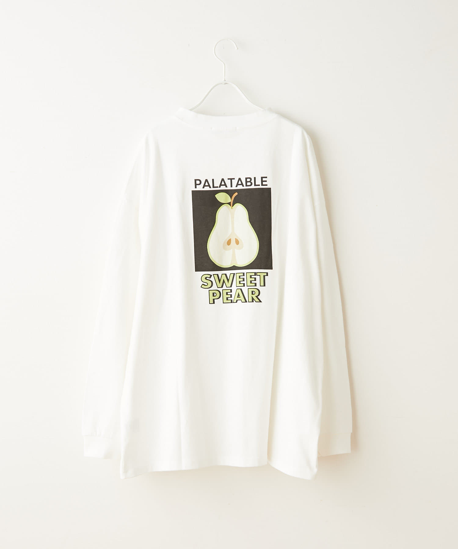 NICE CLAUP / OLIVE des OLIVE OUTLET(ナイスクラップ  / オリーブ デ オリーブ アウトレット) 【NUNIFE】フルーツプリントロンＴ