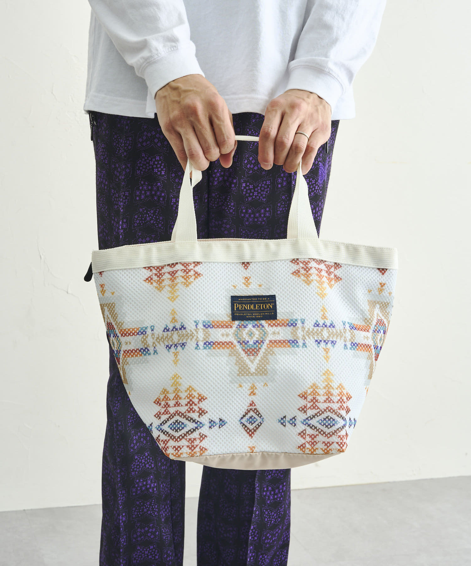 PENDLETON】メッシュプリントミニトートバッグ | CPCM(シーピー 