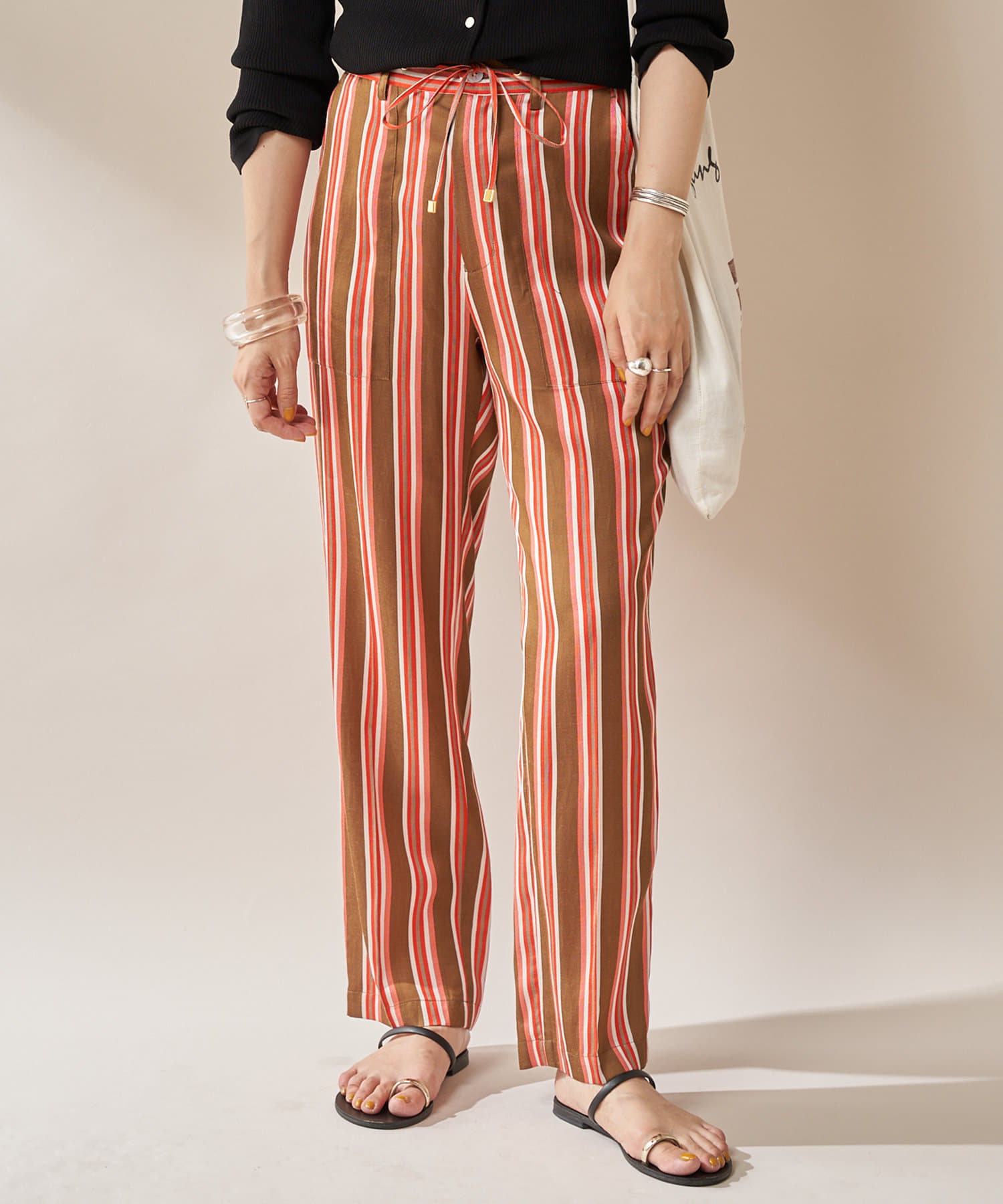 Shenery ランダムストライプドロストパンツ Outlet アウトレット レディース Pal Closet パルクローゼット パルグループ公式ファッション通販サイト Shenery ランダムストライプドロストパンツ Outlet アウトレット レディース Pal Closet パルクローゼット パルグループ公式ファッション通販サイト