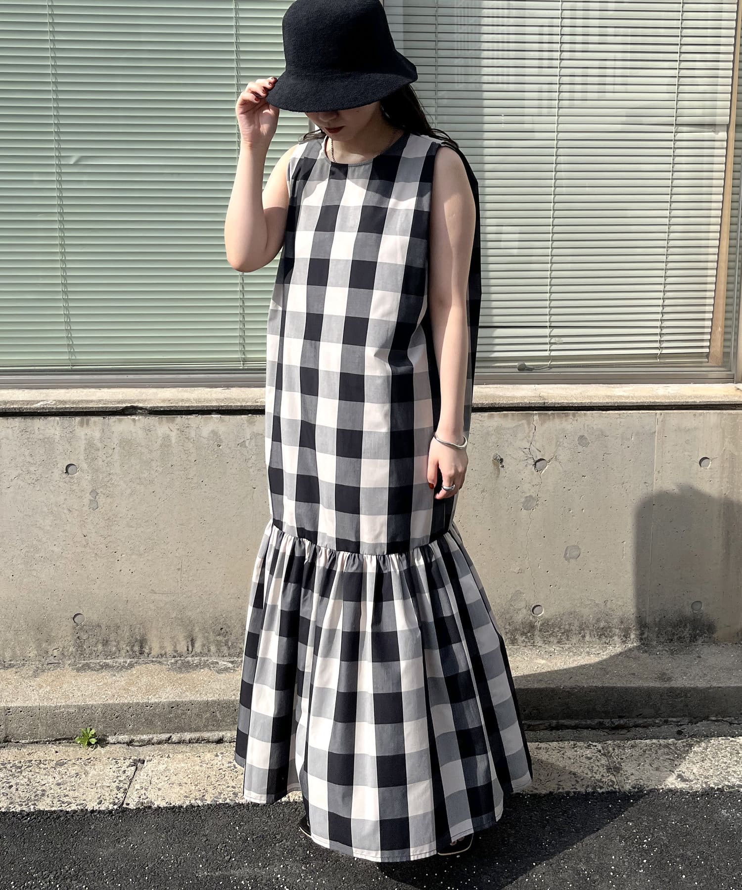 WEB限定》バックリボンブロックチェックワンピース | prose verse WEB限定》バックリボンブロックチェックワンピース | prose verse