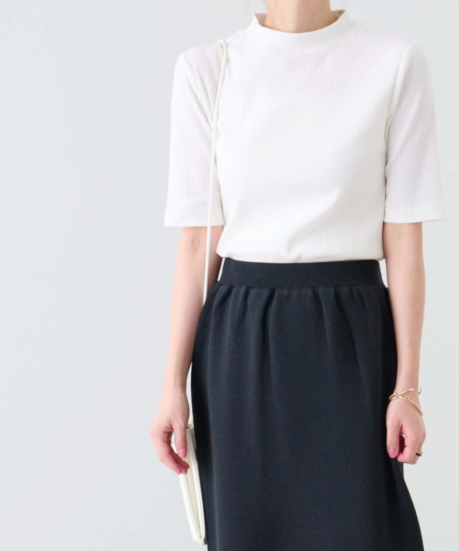 ランダムテレコプチハイネック半袖 プチハイネックリブ半袖tシャツ Colony 2139 コロニー トゥーワンスリーナイン レディース Pal Closet パルクローゼット パルグループ公式ファッション通販サイト