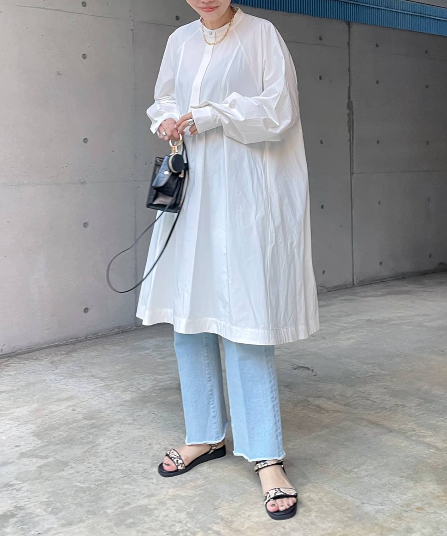 DouDou】切替ラグランチュニックワンピース | OUTLET(アウトレット