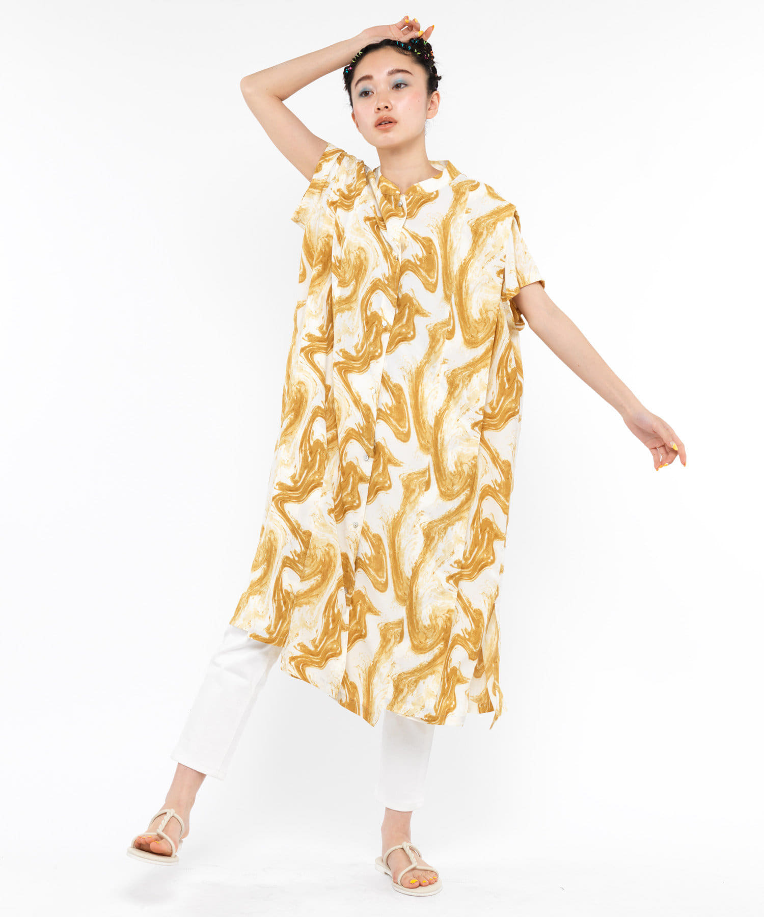 Sum1 Style スミ スタイル タイダイ柄ワンピース Ear Papillonner イア パピヨネ レディース Pal Closet パルクローゼット パルグループ公式ファッション通販サイト