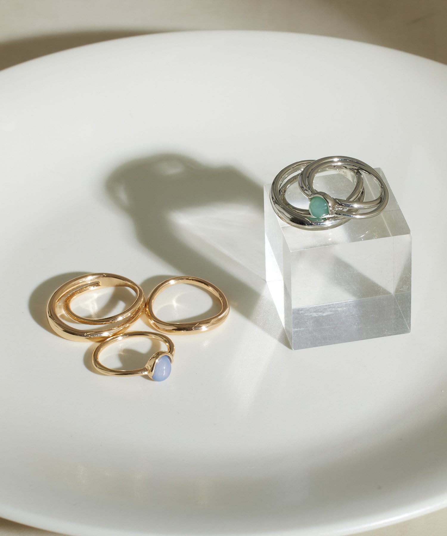 un dix cors(アンディコール) 【GOLDY（ゴールディ）】3SETシンプルリング