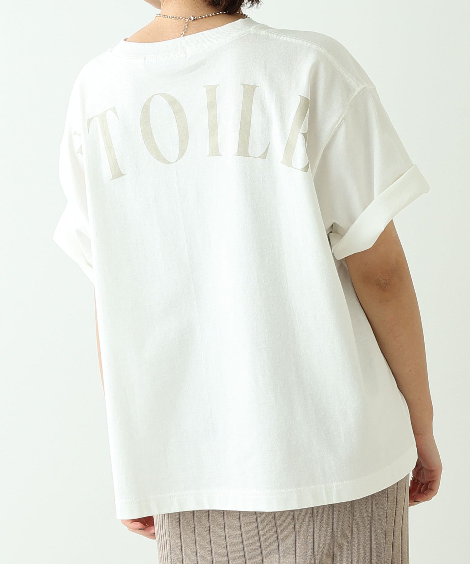 大人のデザインtシャツ バックロゴオーバーt Jena Espace Merveilleux ジェナ エスパスメルヴェイユ レディース Pal Closet パルクローゼット パルグループ公式ファッション通販サイト