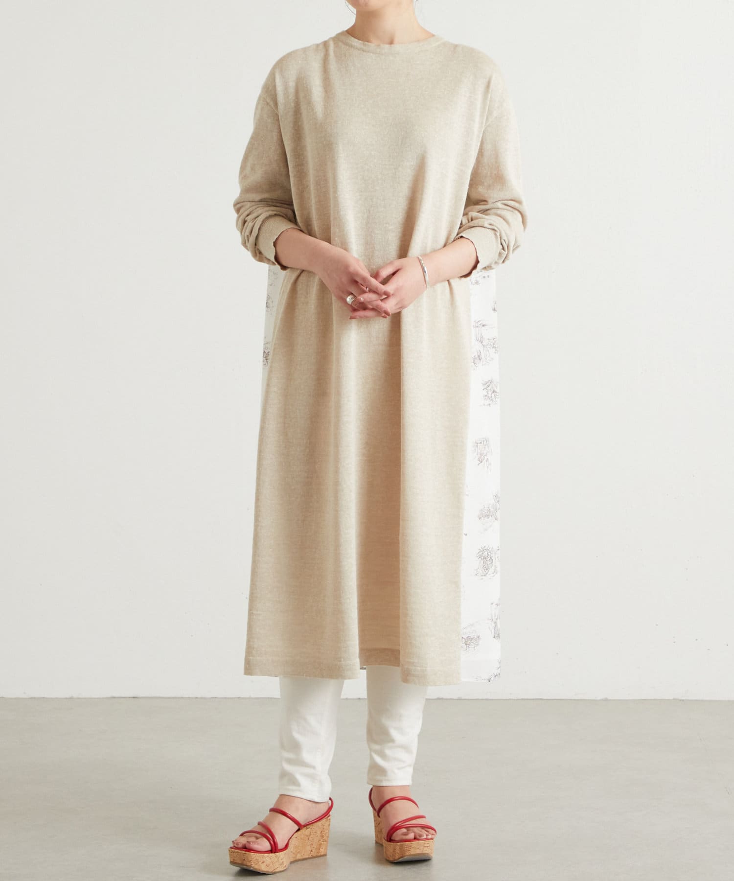 Liveでご紹介 後ろモロッコ調ワンピース Beardsley ビアズリー レディース Pal Closet パルクローゼット パルグループ公式ファッション通販サイト