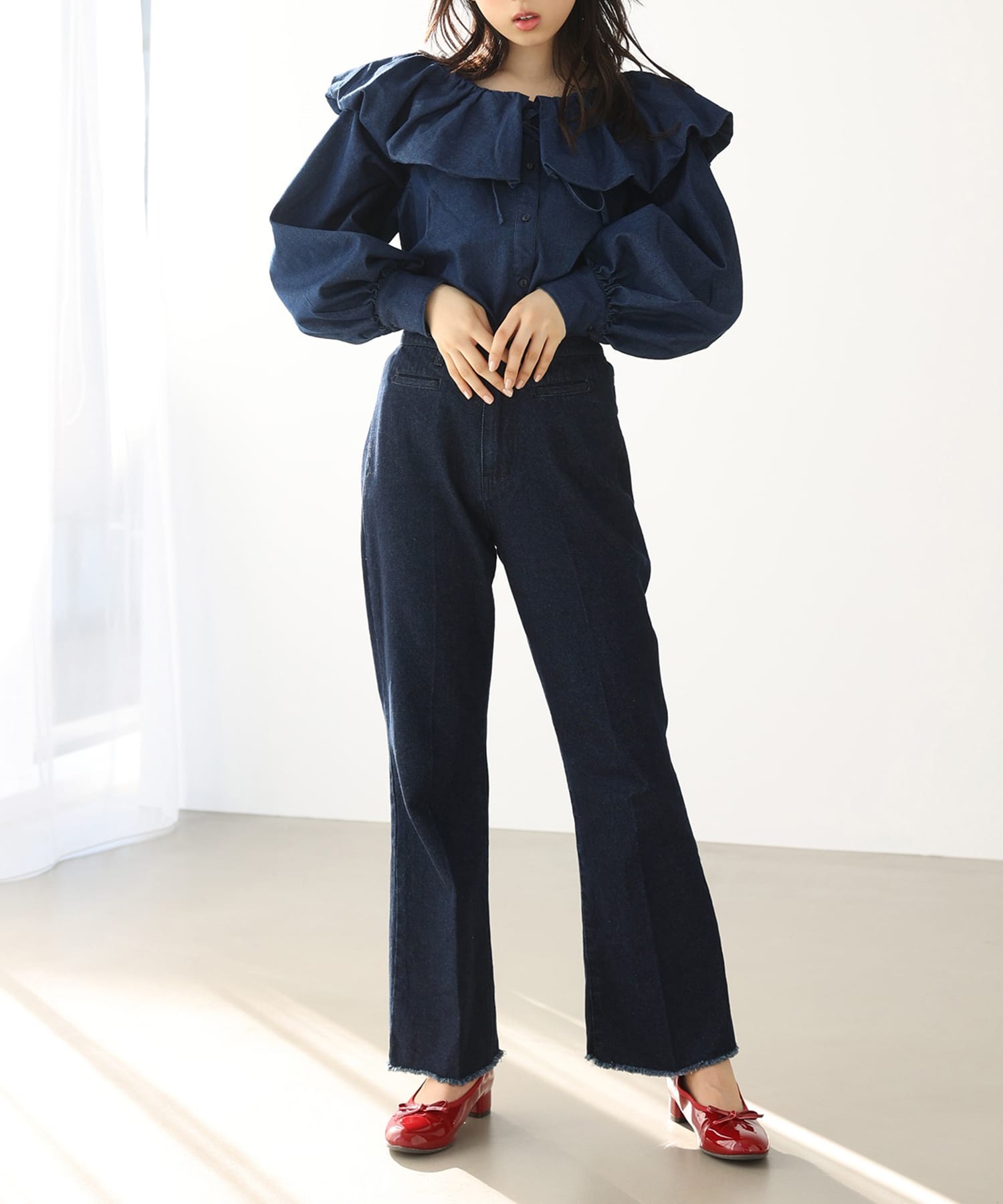 NICE CLAUP / OLIVE des OLIVE OUTLET(ナイスクラップ  / オリーブ デ オリーブ アウトレット) onlydenimblouse