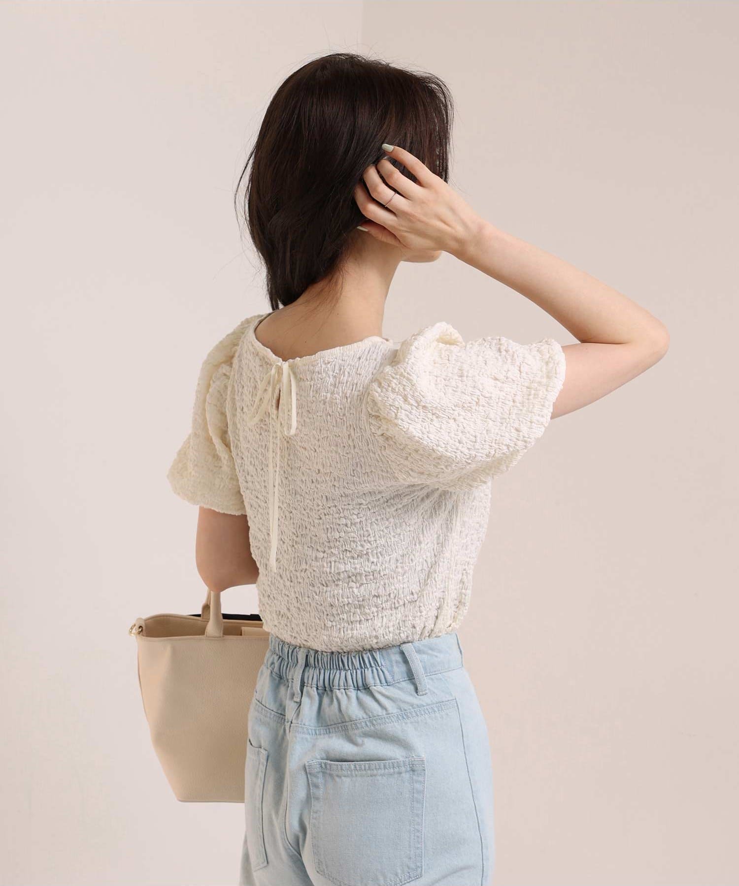 しぼしぼ胸あきトップス One After Another Nice Claup ワンアフターアナザー ナイスクラップ レディース Pal Closet パルクローゼット パルグループ公式ファッション通販サイト
